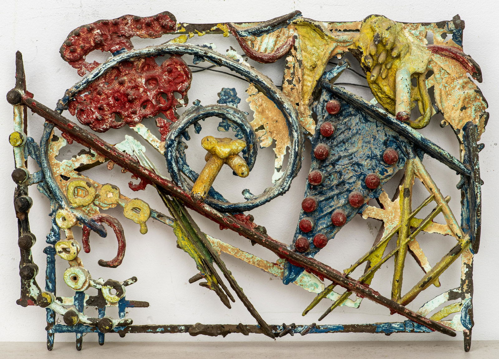 Signed Outsider Art Metal Sculpture (1 of 7)