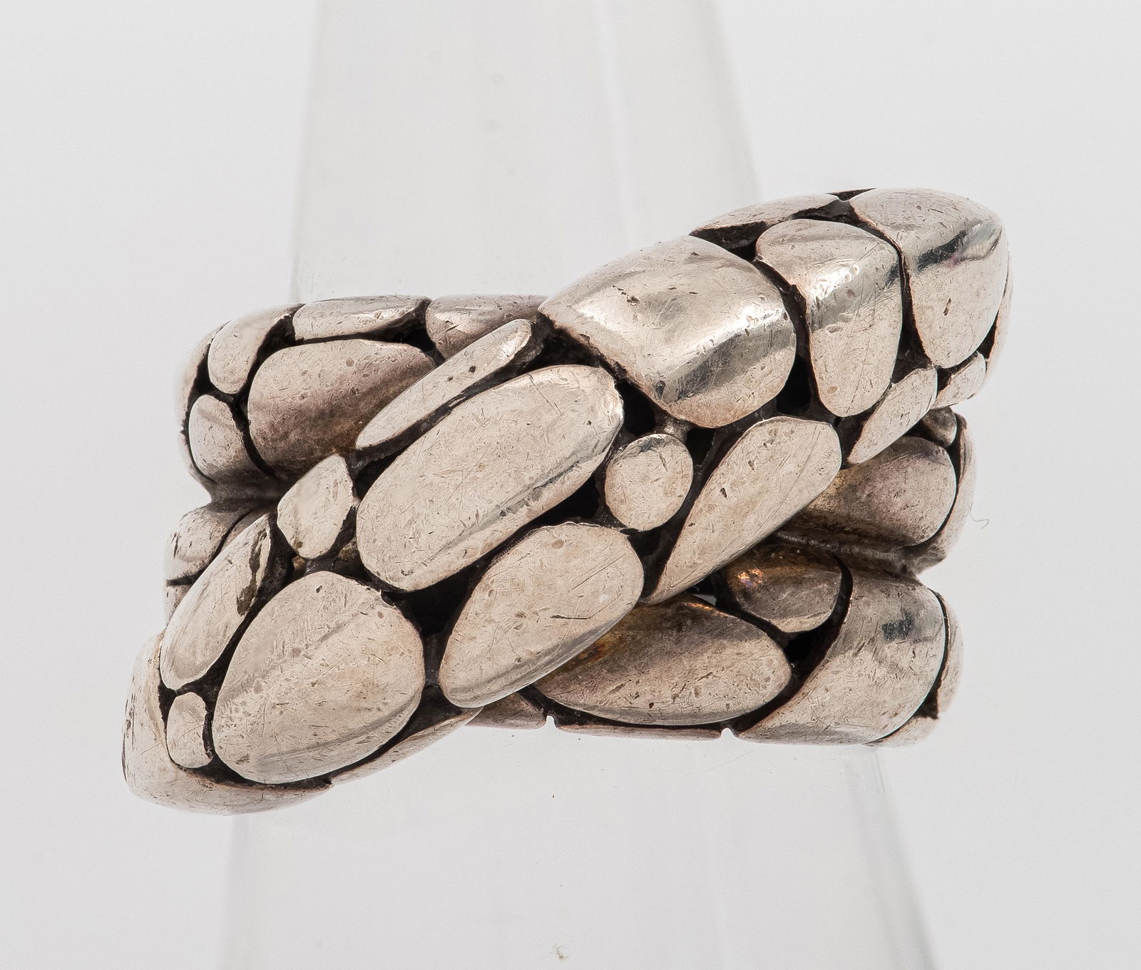 John Hardy Sterling Silver Kali Twist Ring (1 of 8)