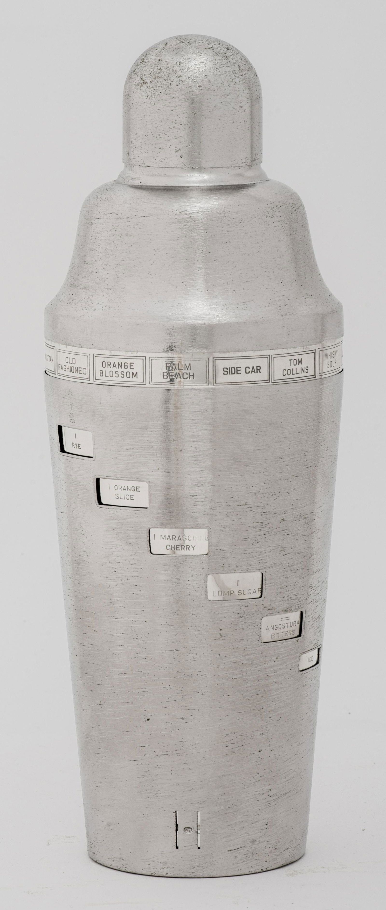 Art Deco Napier "Tells-You-How" Cocktail Shaker (1 of 7)