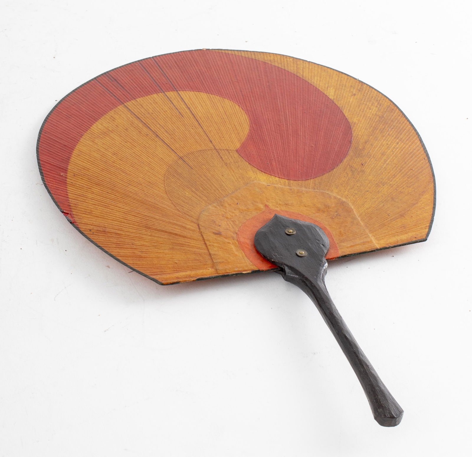Korean Jeoson Painted Tae-Geuk Buche Hand Fan (1 of 7)