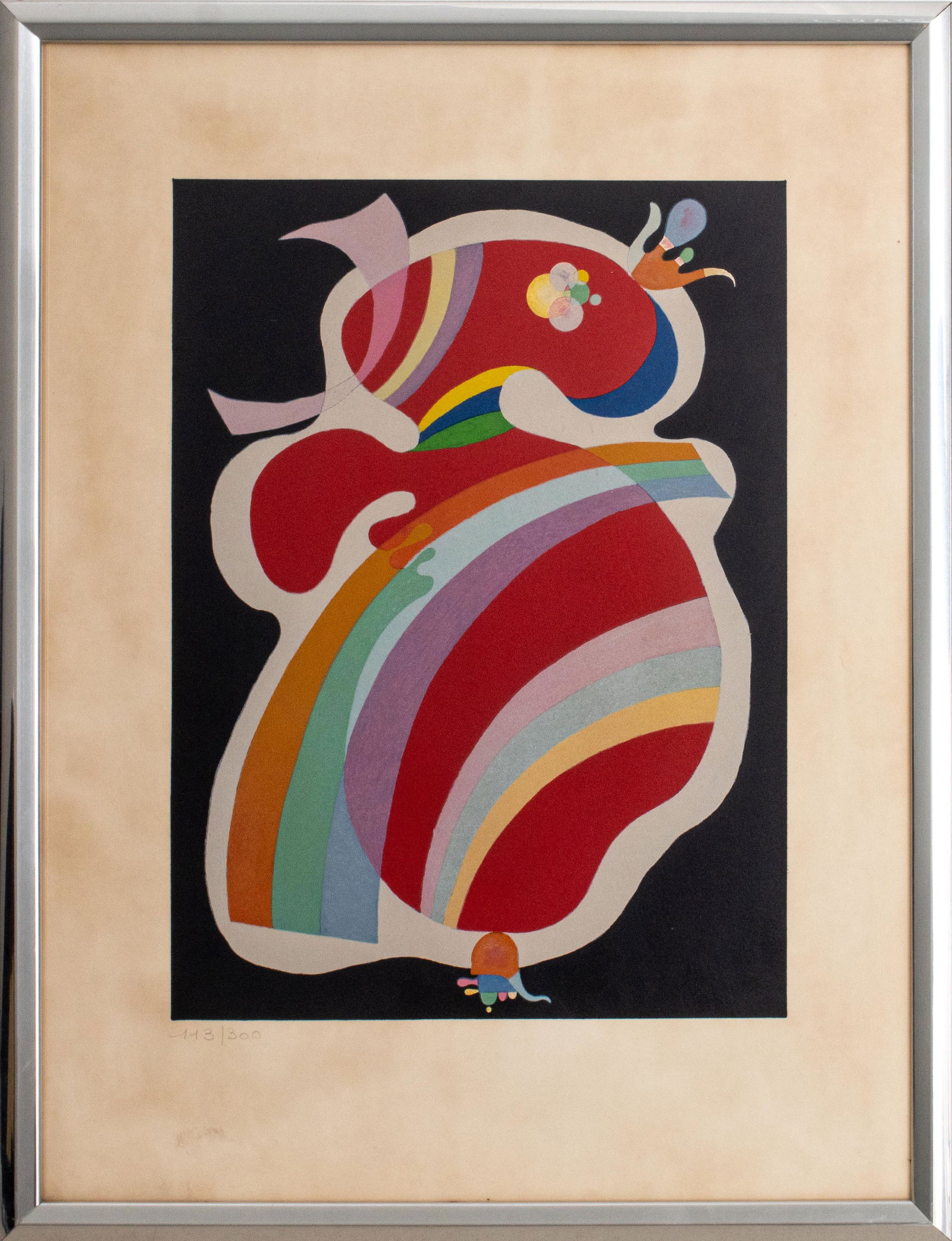 After Kandinsky "La Forme Rouge" Lithograph (1 of 10)