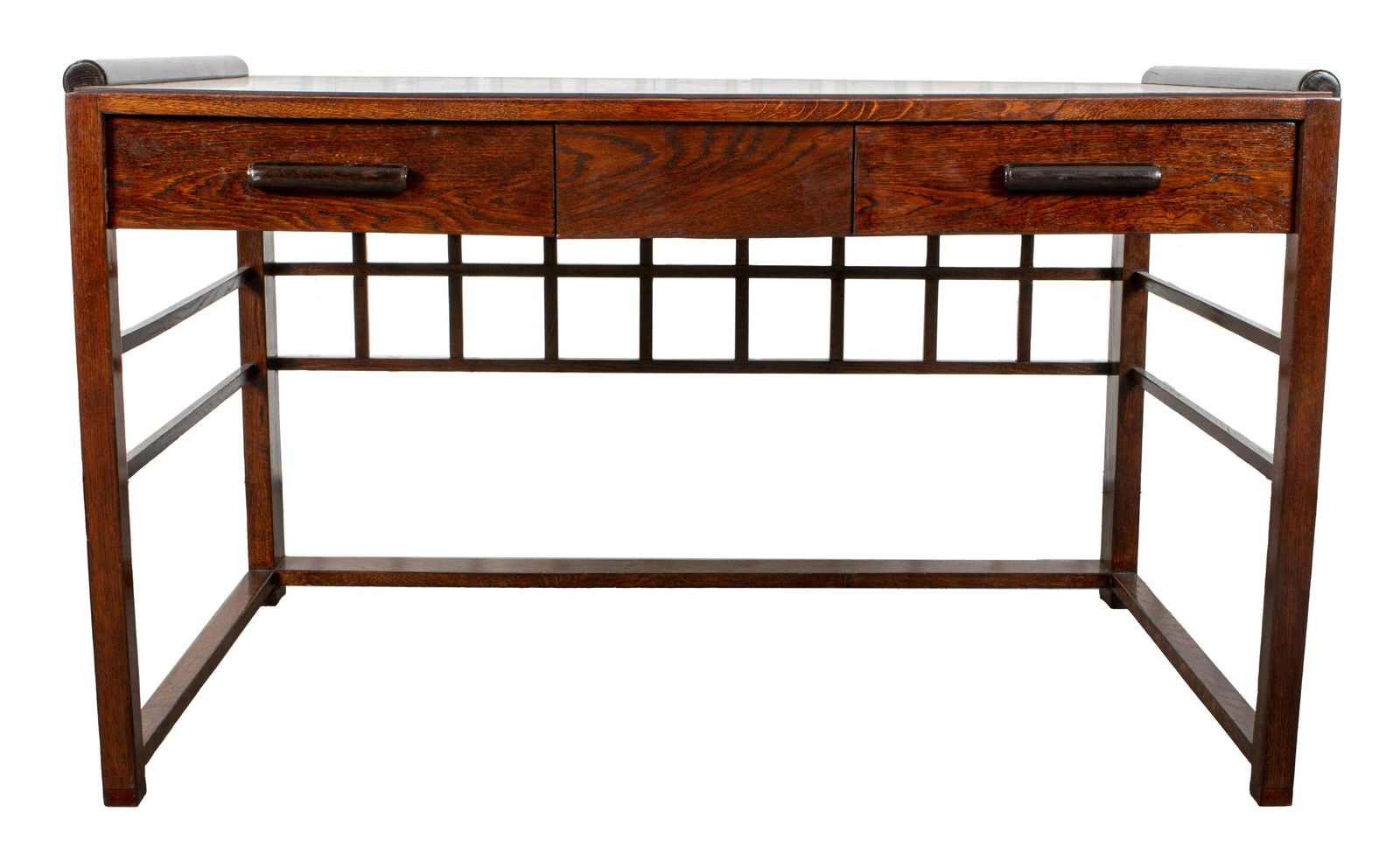 Secessionist Manner Oak Writing Desk (1 of 8)