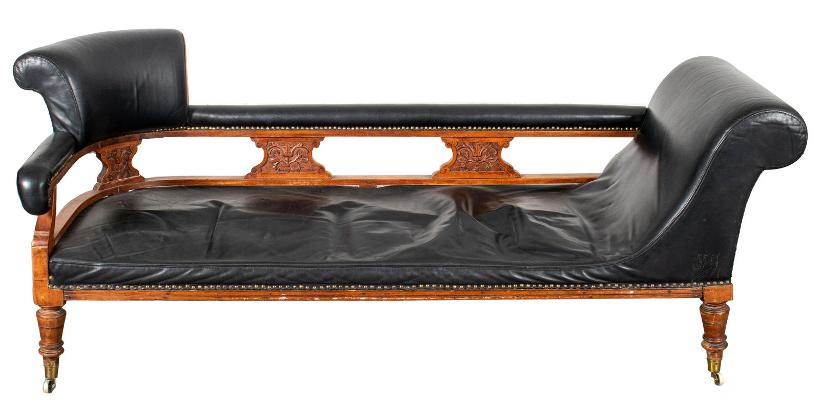 Victorian Chaise Longue Fainting Couch (1 of 11)