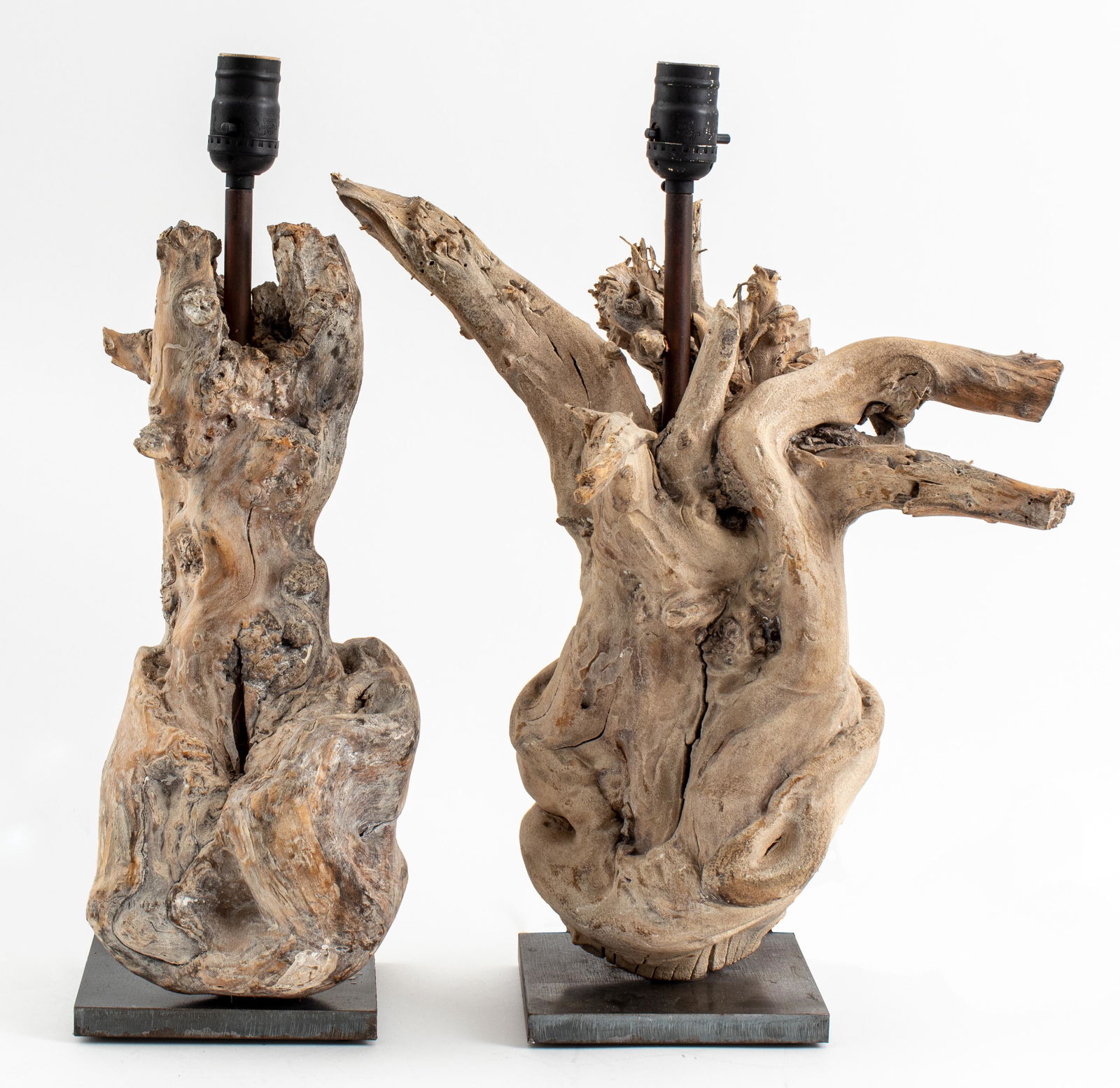 Modern Driftwood Table Lamps, Pair (1 of 12)