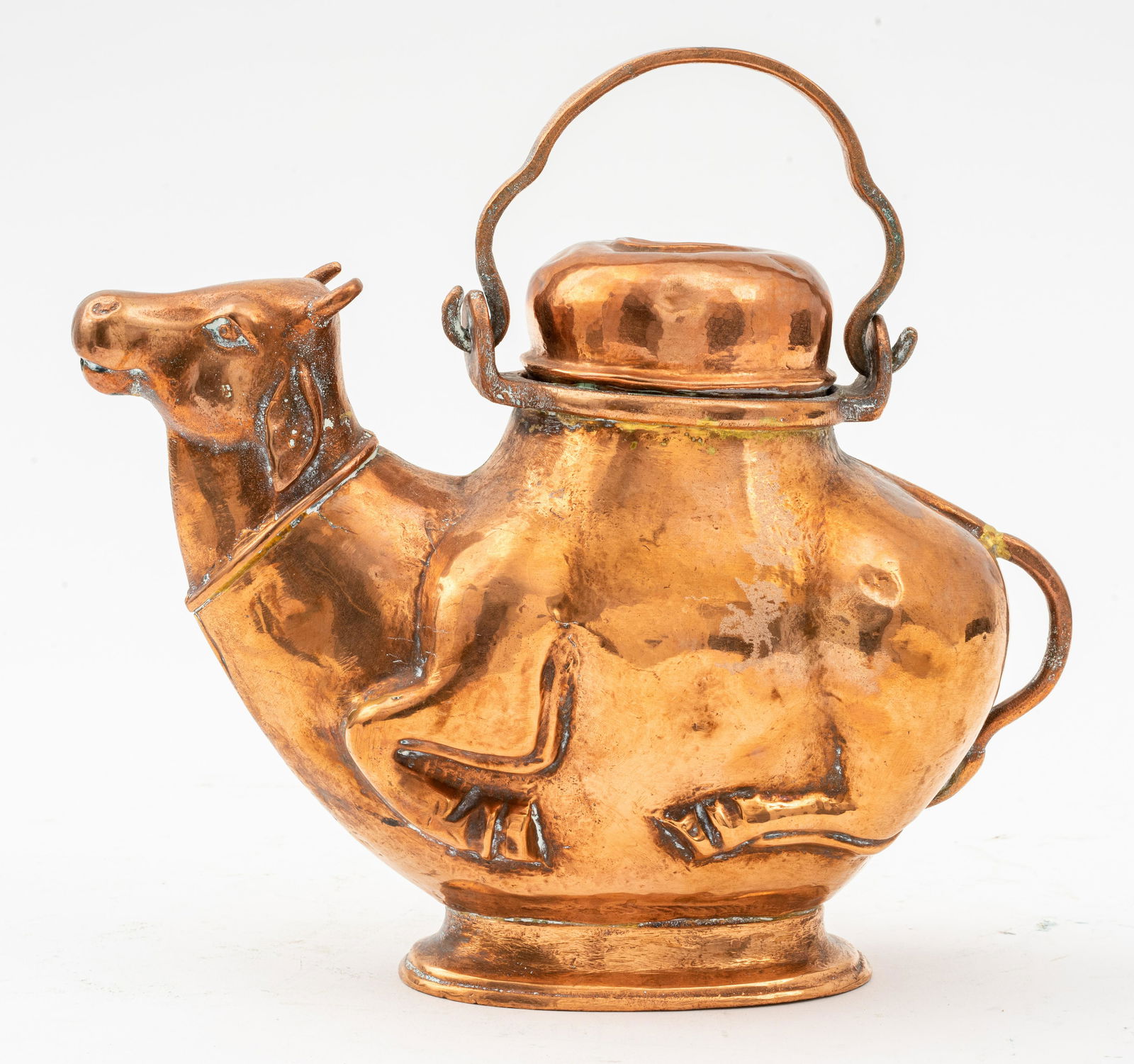 Cow-Shaped Copper Coffee Pot (1 of 11)