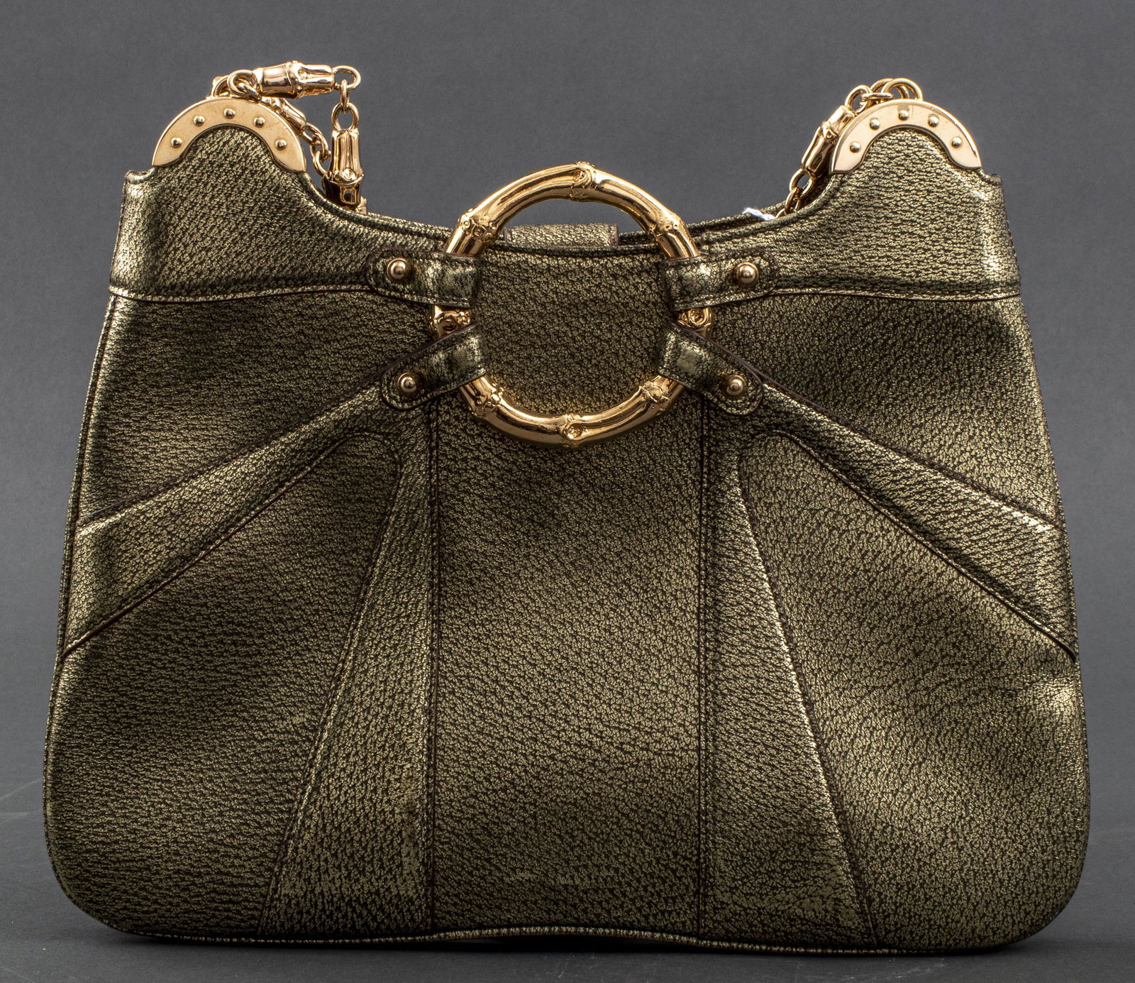 Tom Ford for Gucci Metallic Leather Handbag (1 of 6)