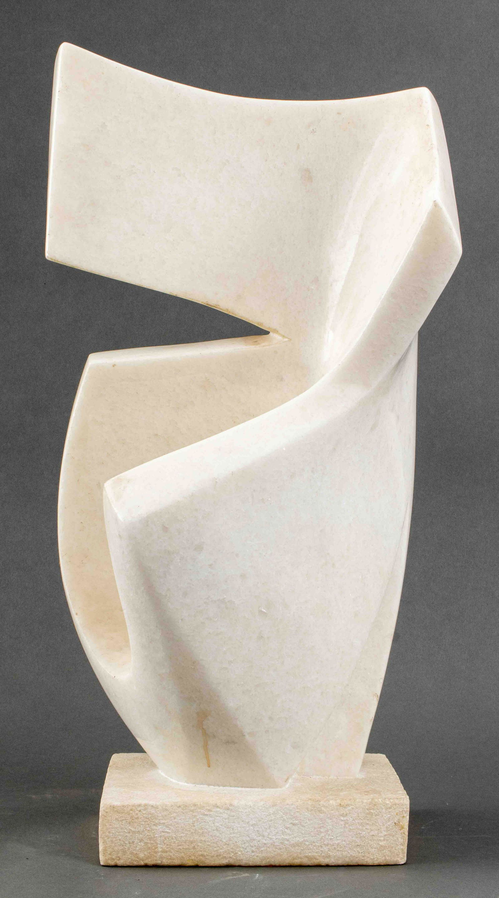 Modern Abstract Marble Sculpture, Signed (1 of 12)