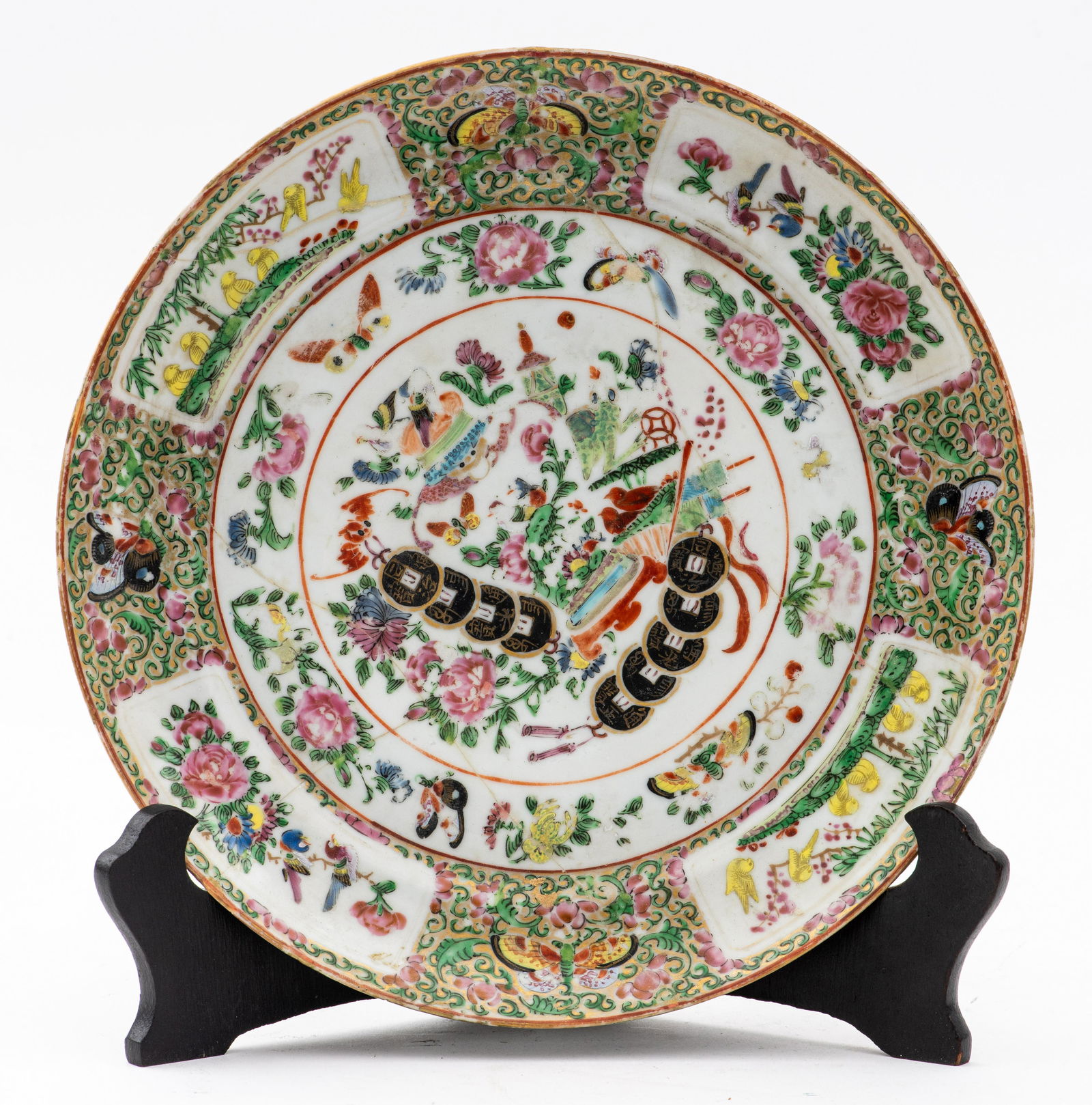 Chinese Export Porcelain Dish, 19th C. (1 of 6)