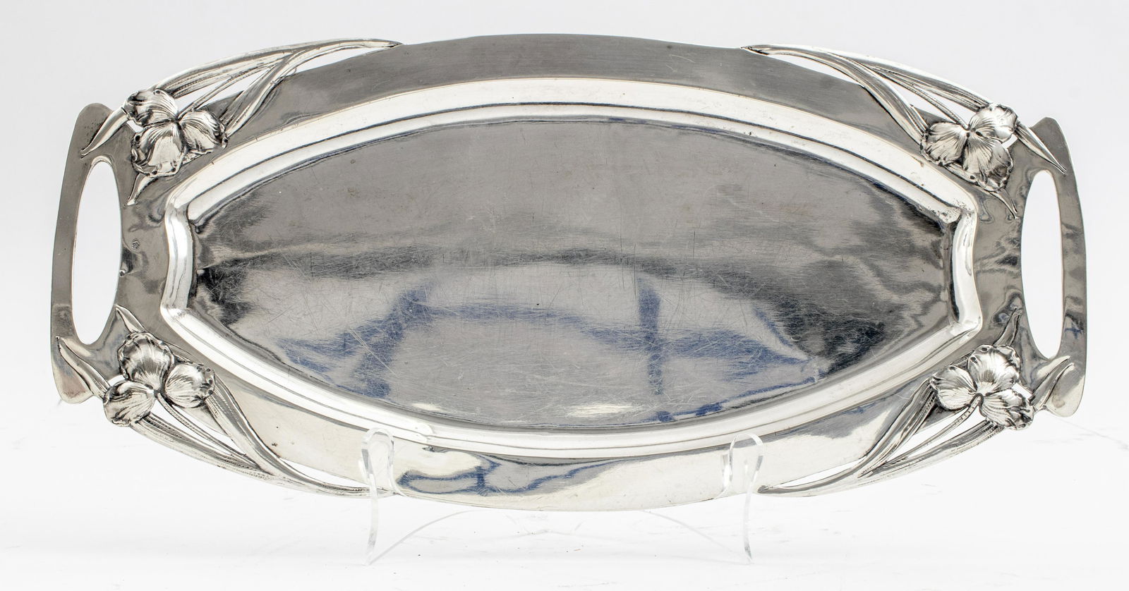Austrian Art Nouveau Sterling Silver Tray (1 of 7)