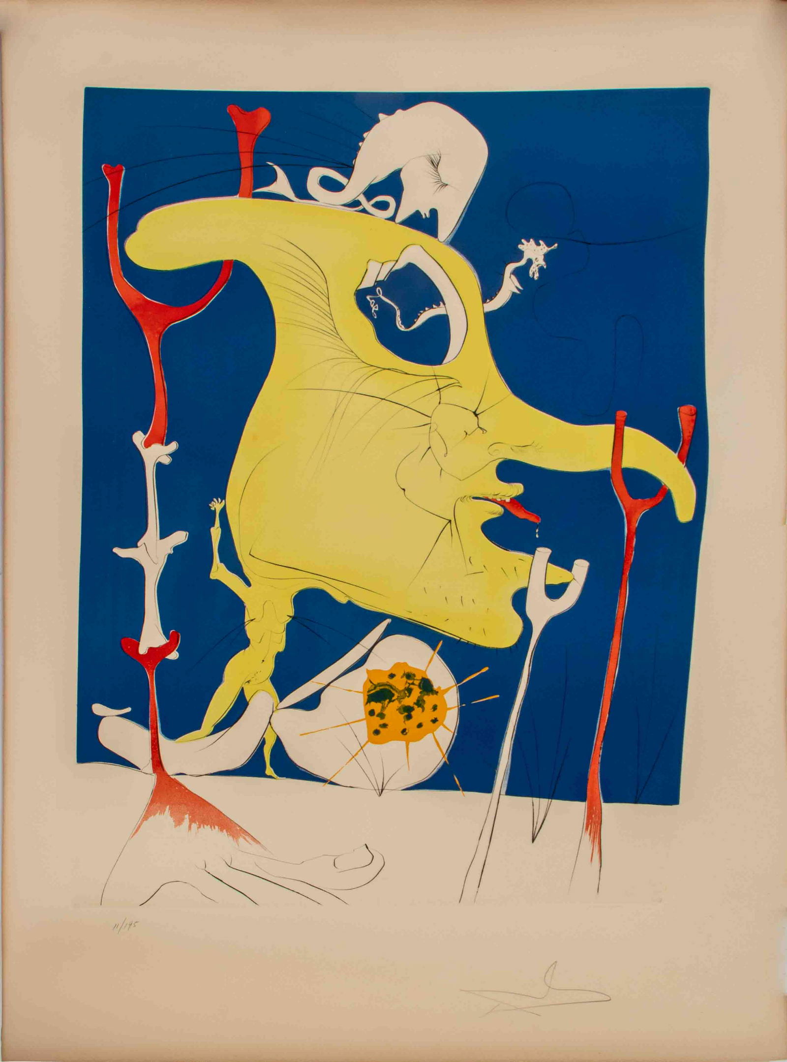 Salvador Dali "La Dernier Venu de la..." Drypoint (1 of 9)