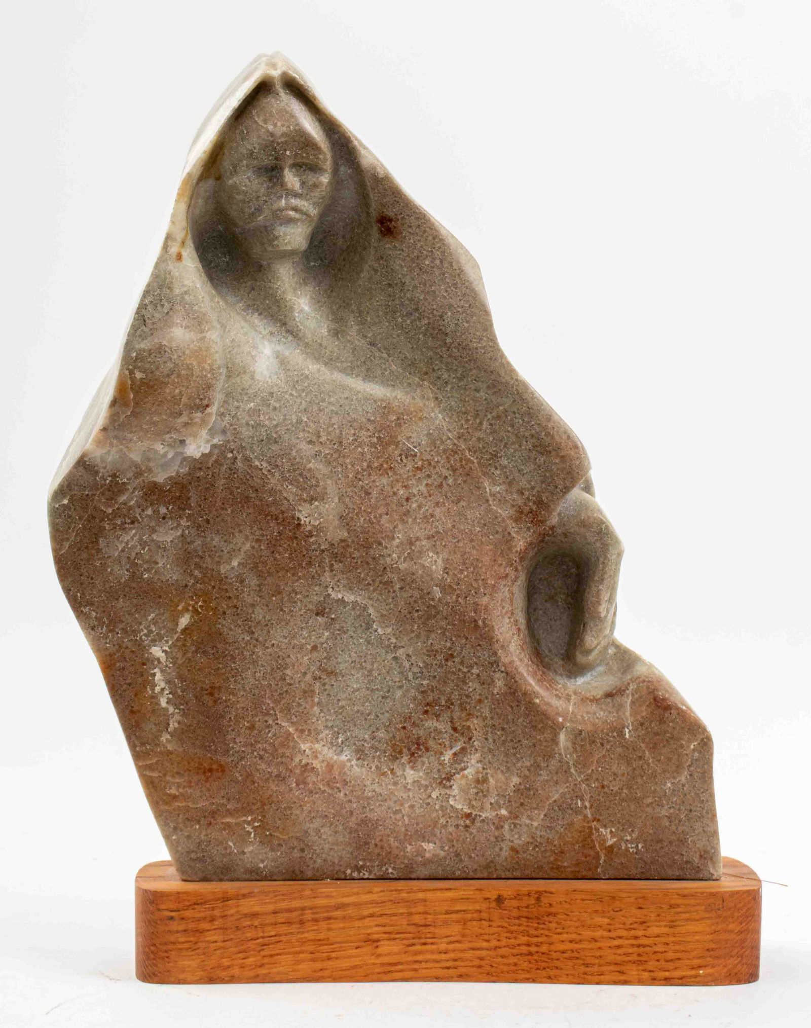 Signed Modern Contemporary Stone Carved Sculpture (1 of 9)
