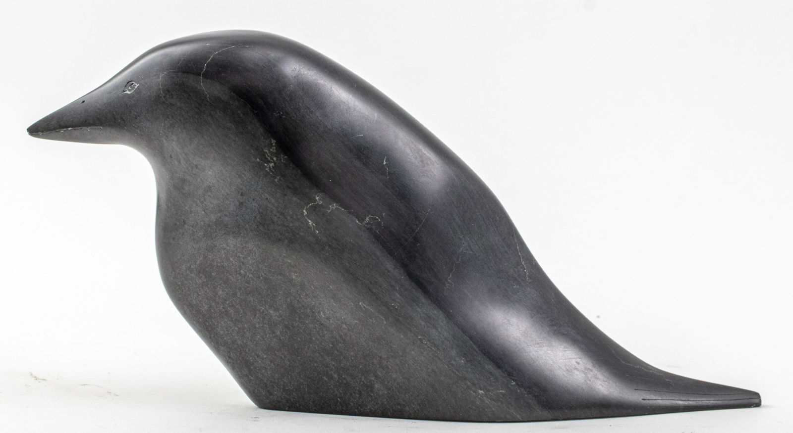 Initialed Inuit Hardstone Bird Sculpture (1 of 6)