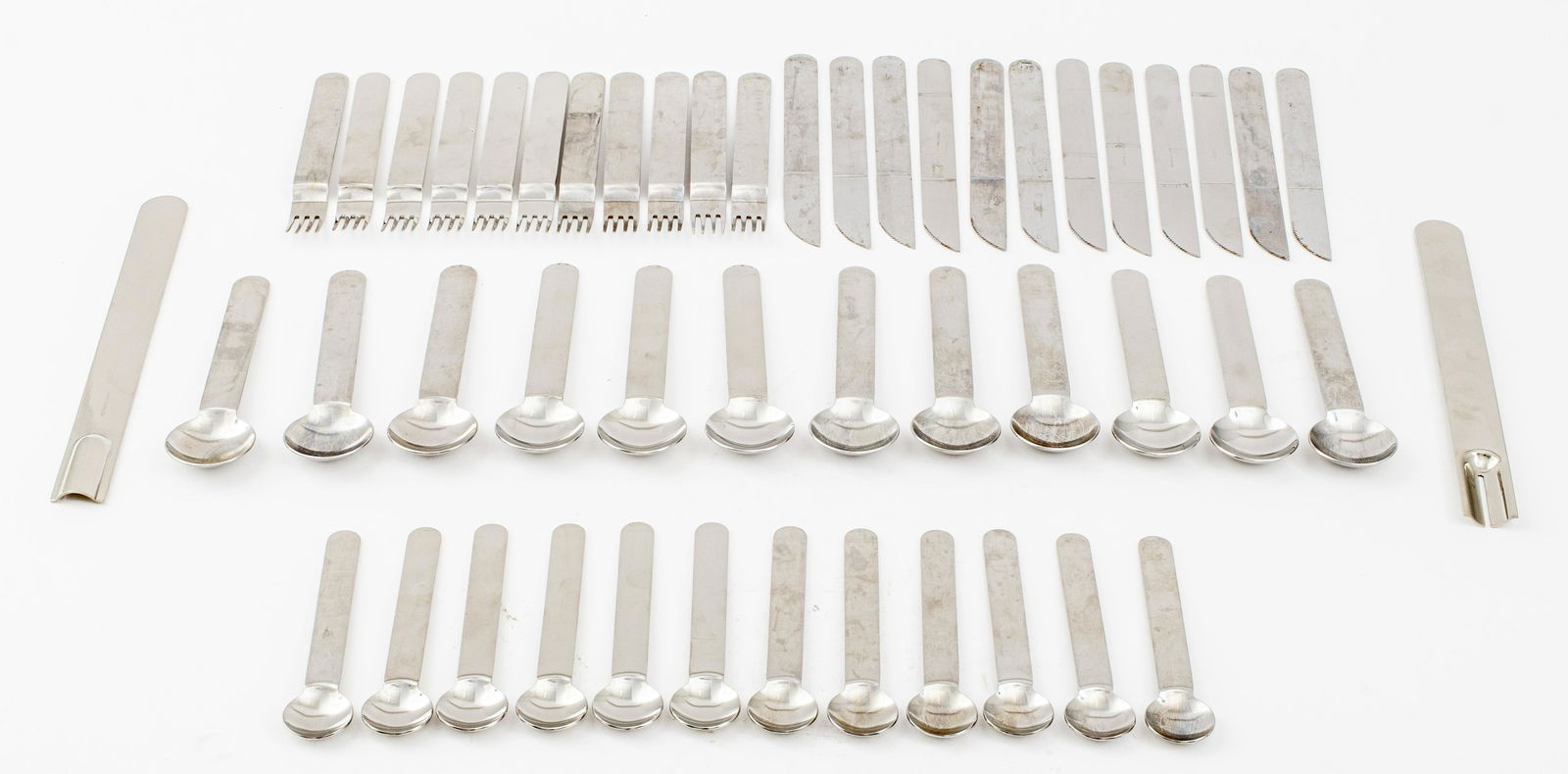 Sergio Asti for ICM Italian Flatware, 49 Pcs. (1 of 16)