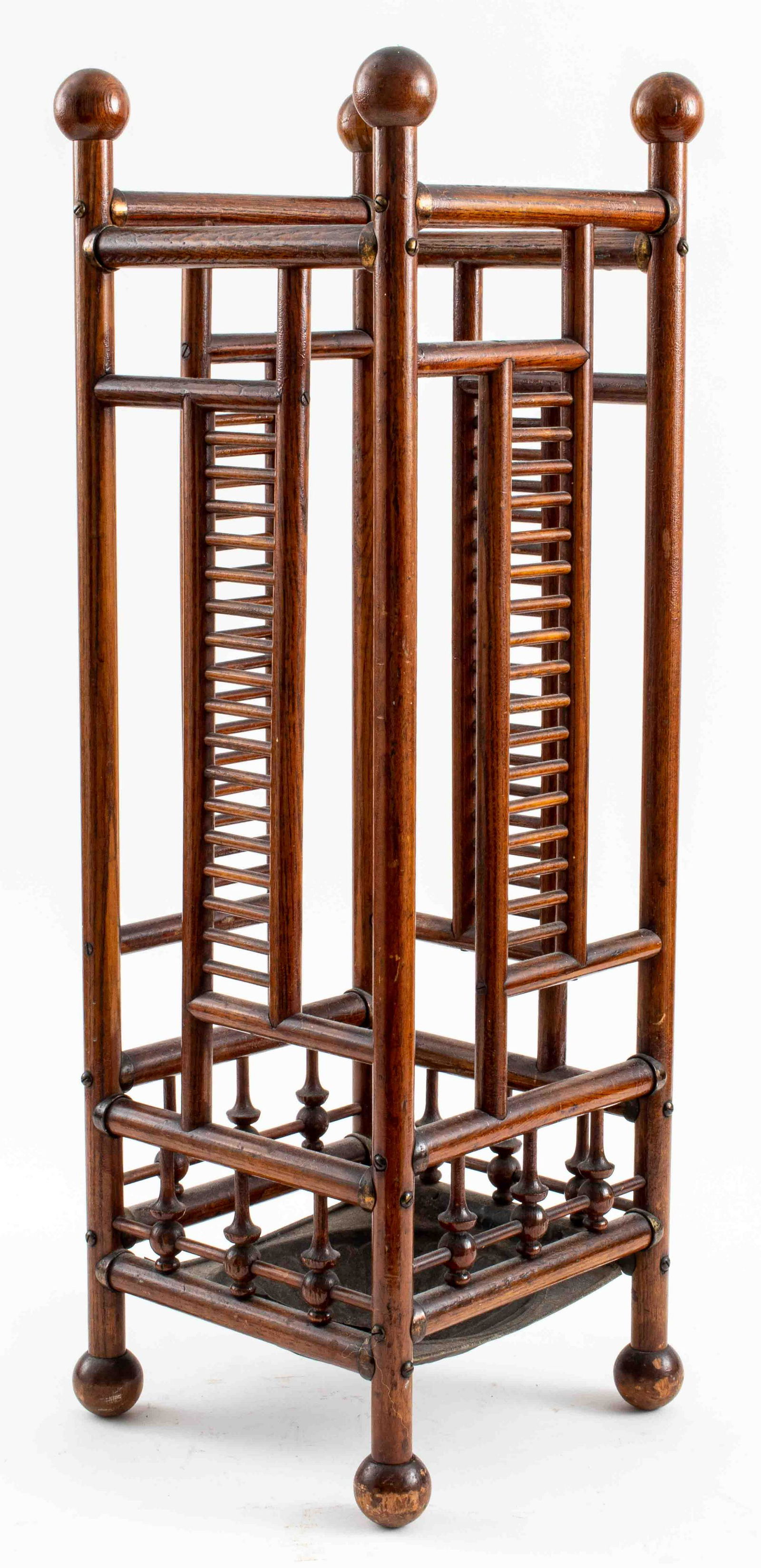 Aesthetic Movement Stick and Ball Umbrella Stand (1 of 10)