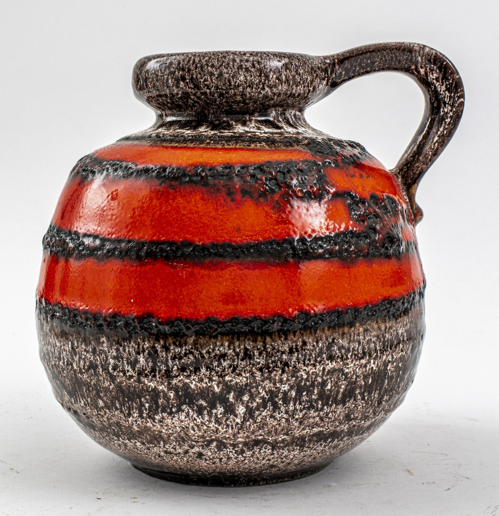 West German Scheurich Handled Ceramic Jug (1 of 8)