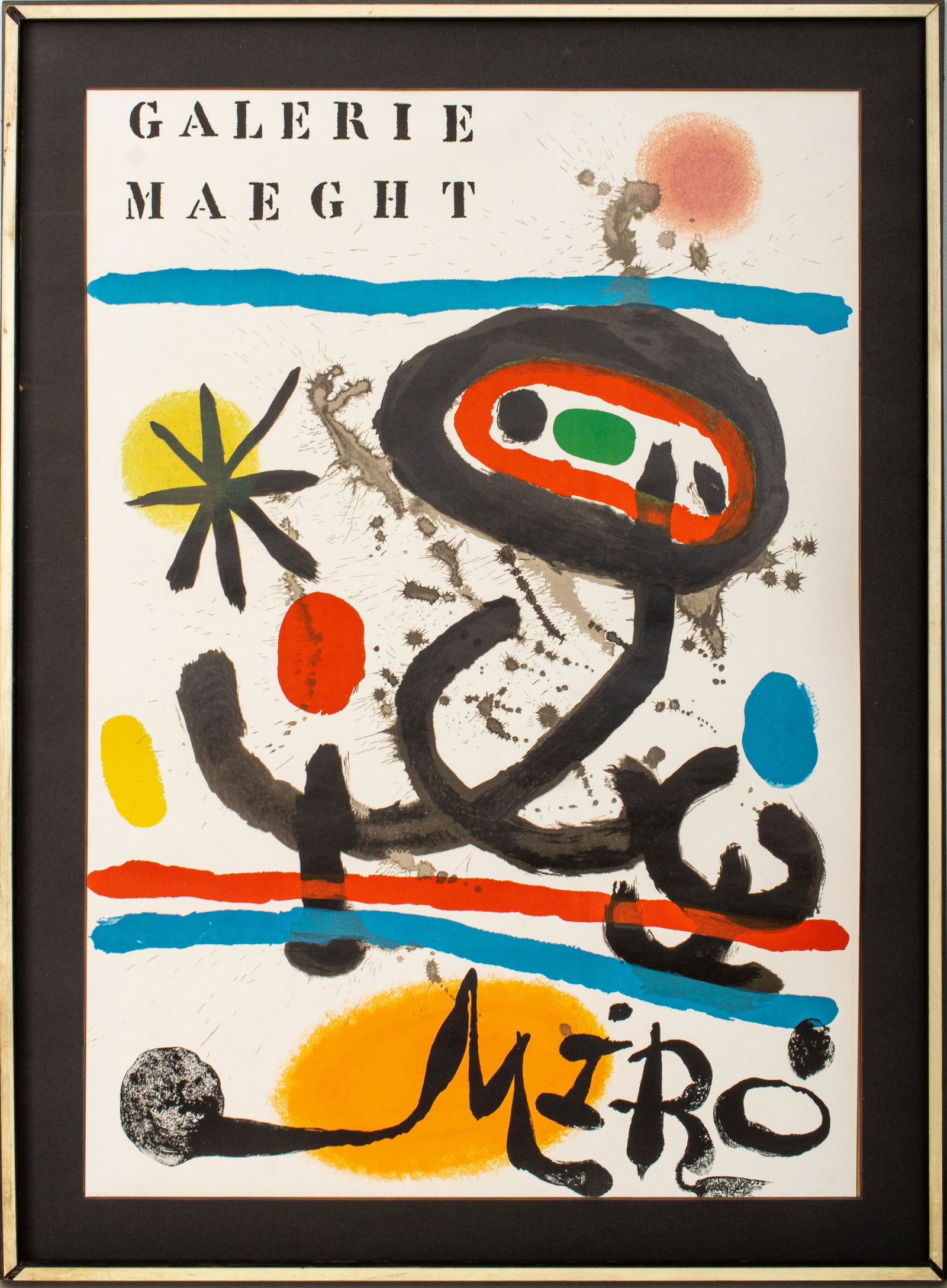 After Joan Miro "Sala Gaspar" Lithographic Poster (1 of 10)