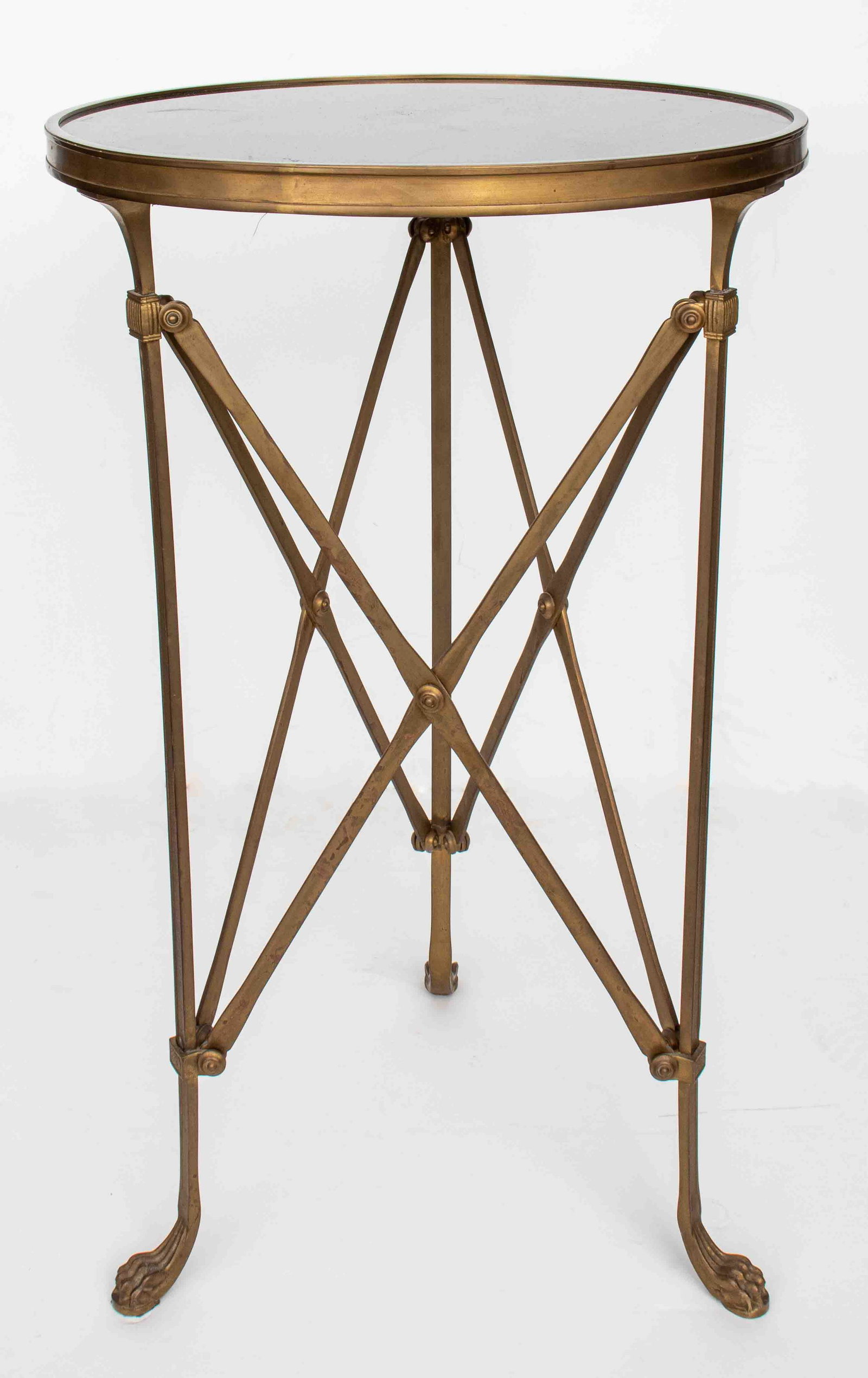 Grand Tour Style Gilt Bronze Marble Gueridon Table (1 of 9)