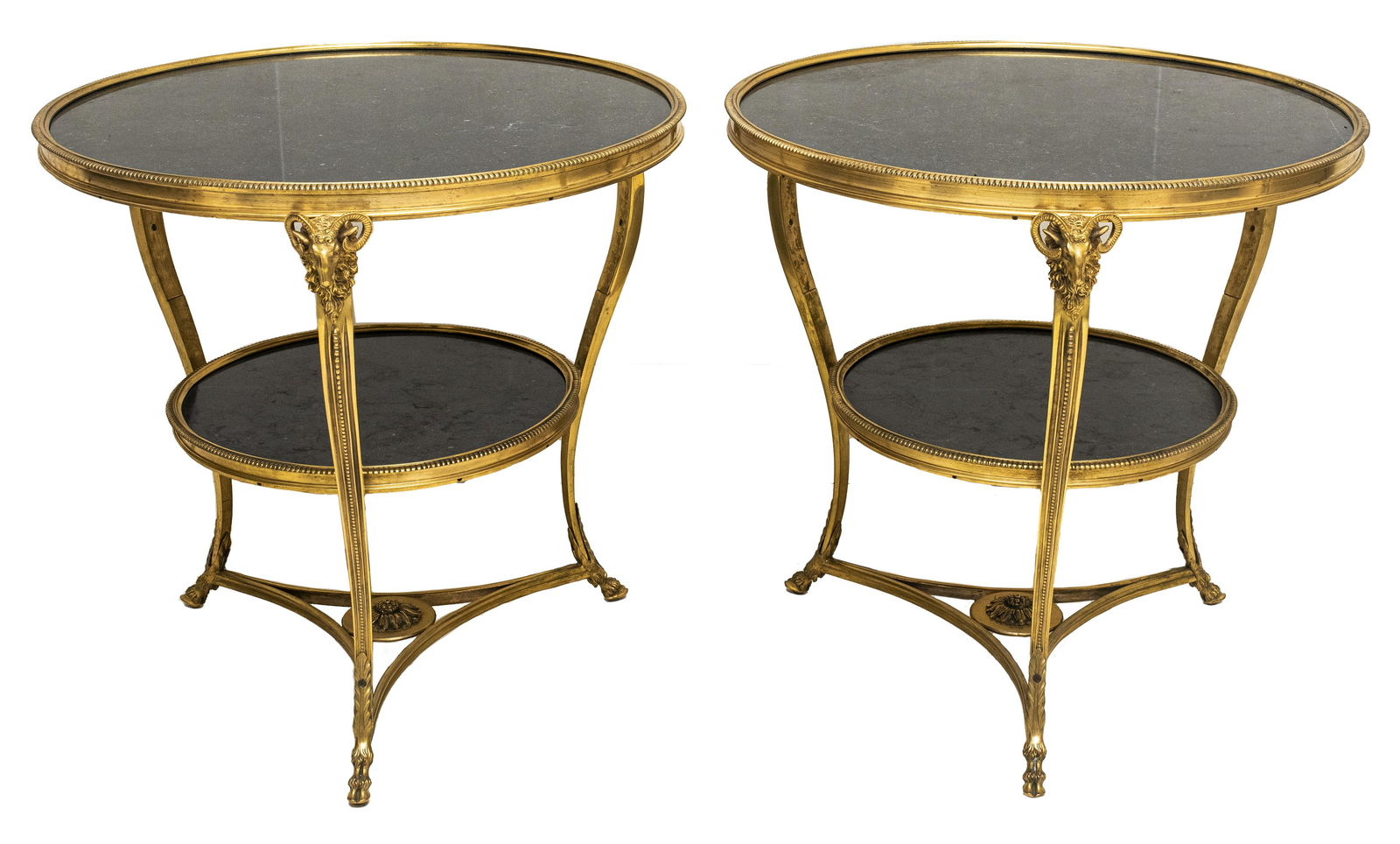 French Empire Style Gueridon Tables, Pr (1 of 8)