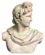 Grand Tour Apollo Belvedere Carved Marble Bust (1 of 11)