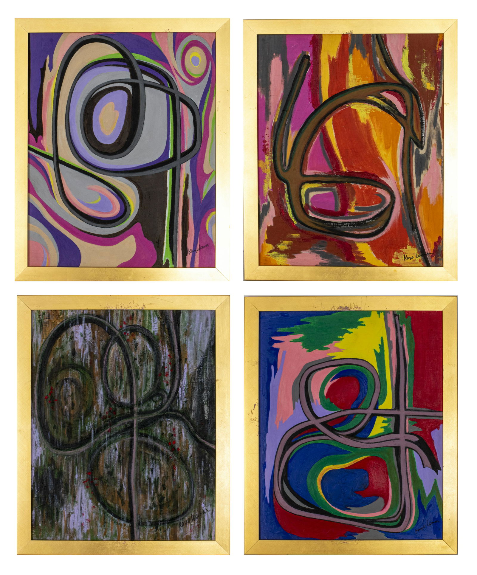 Kayo Lennar The Four Seasons Oil on Canvas, 4 (1 of 20)