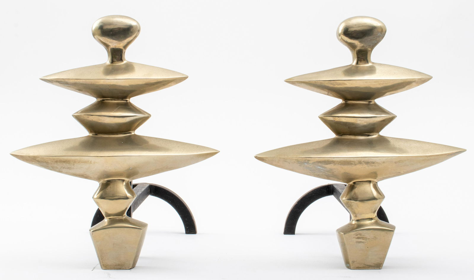 After Alberto Giacometti Bronze Andirons, Pair (1 of 8)