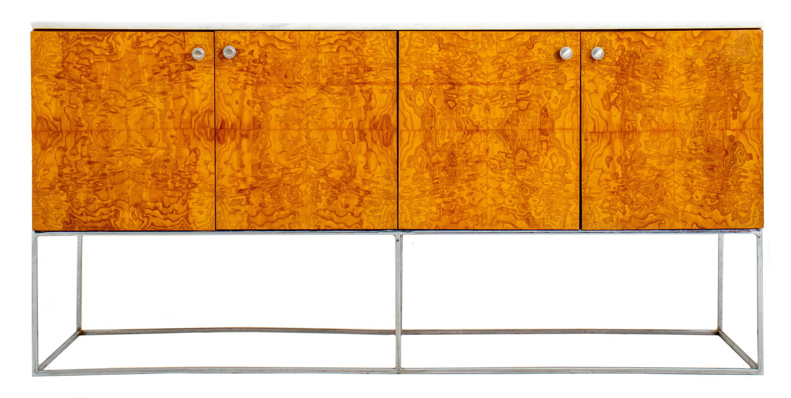 Milo Baughman Modern Burlwood Sideboard (1 of 10)