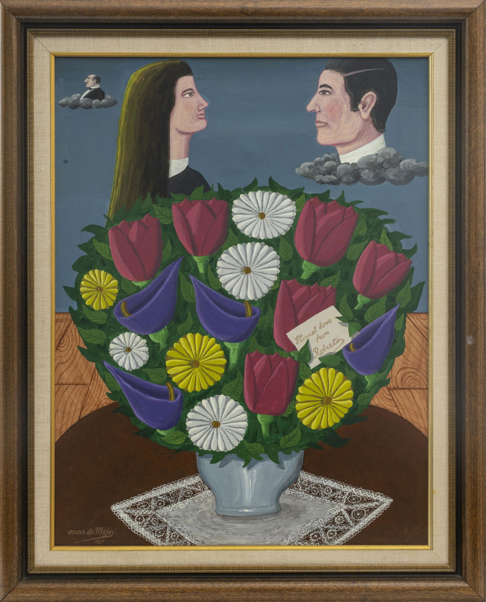 Oscar De Mejo "Eternal Love from..." Oil on Canvas (1 of 8)