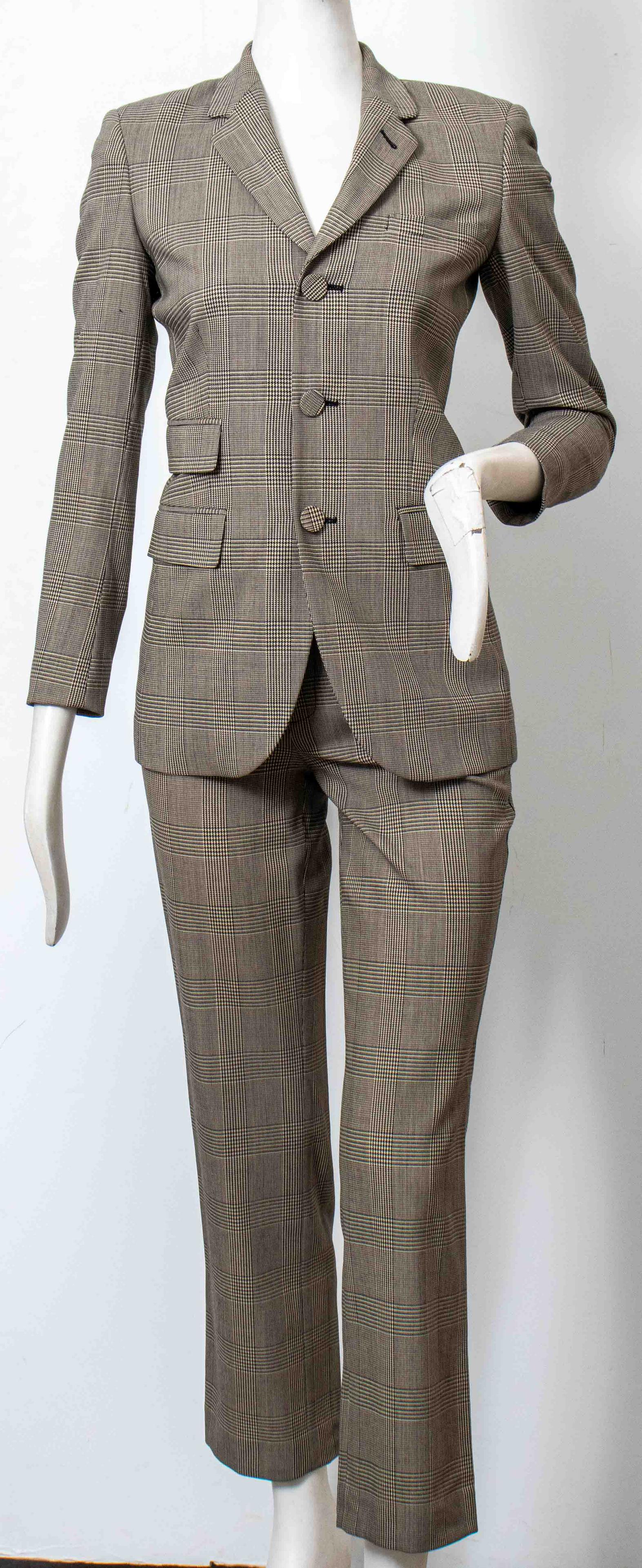 Jean Paul Gaultier Classique Plaid Pant Suit (1 of 15)