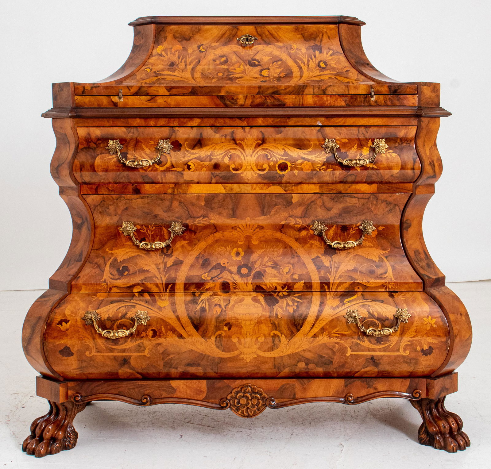Dutch Baroque Style Marquetry Chest-Secretaire (1 of 15)