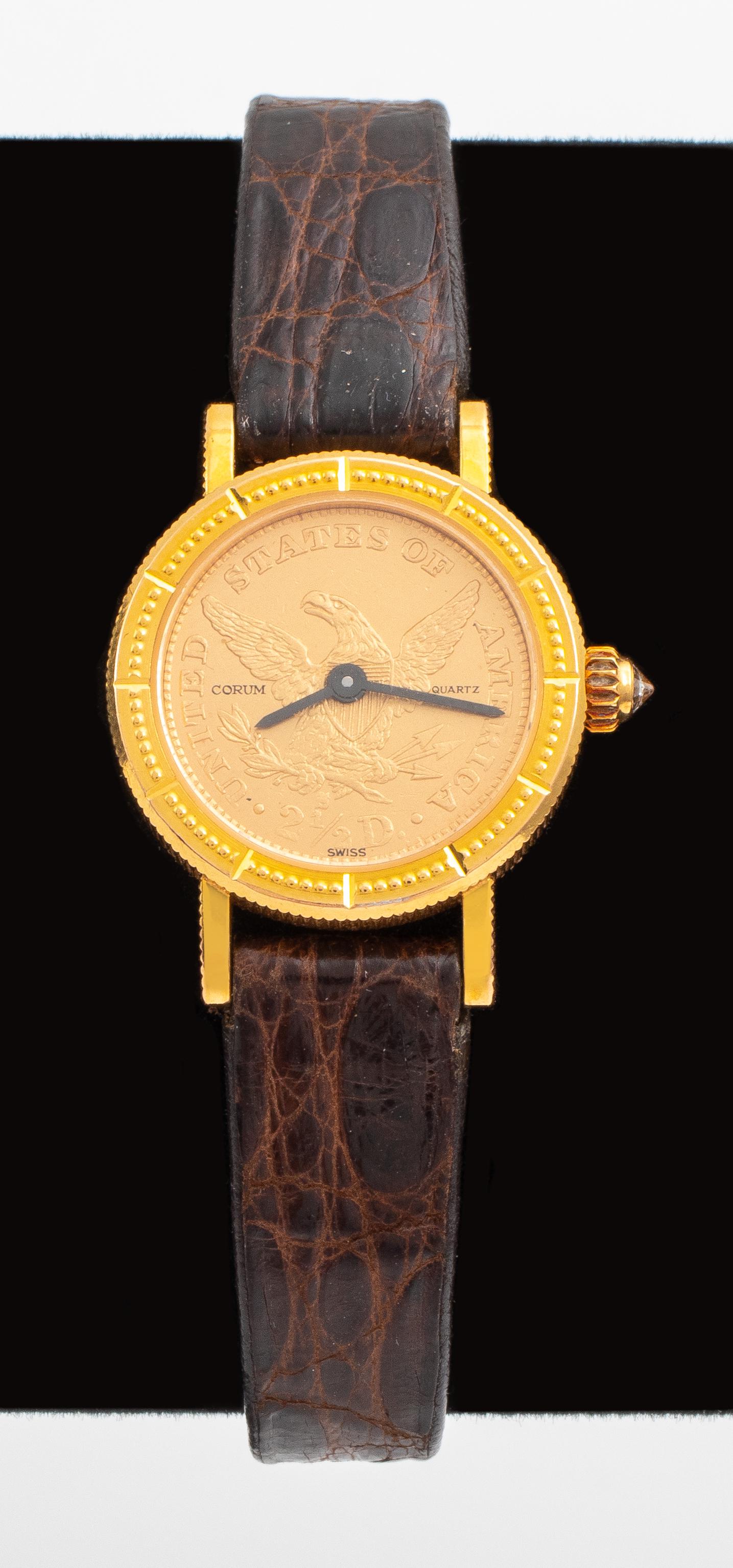 Corum 1854 US 22K Coin Ladies Quartz Watch (1 of 10)