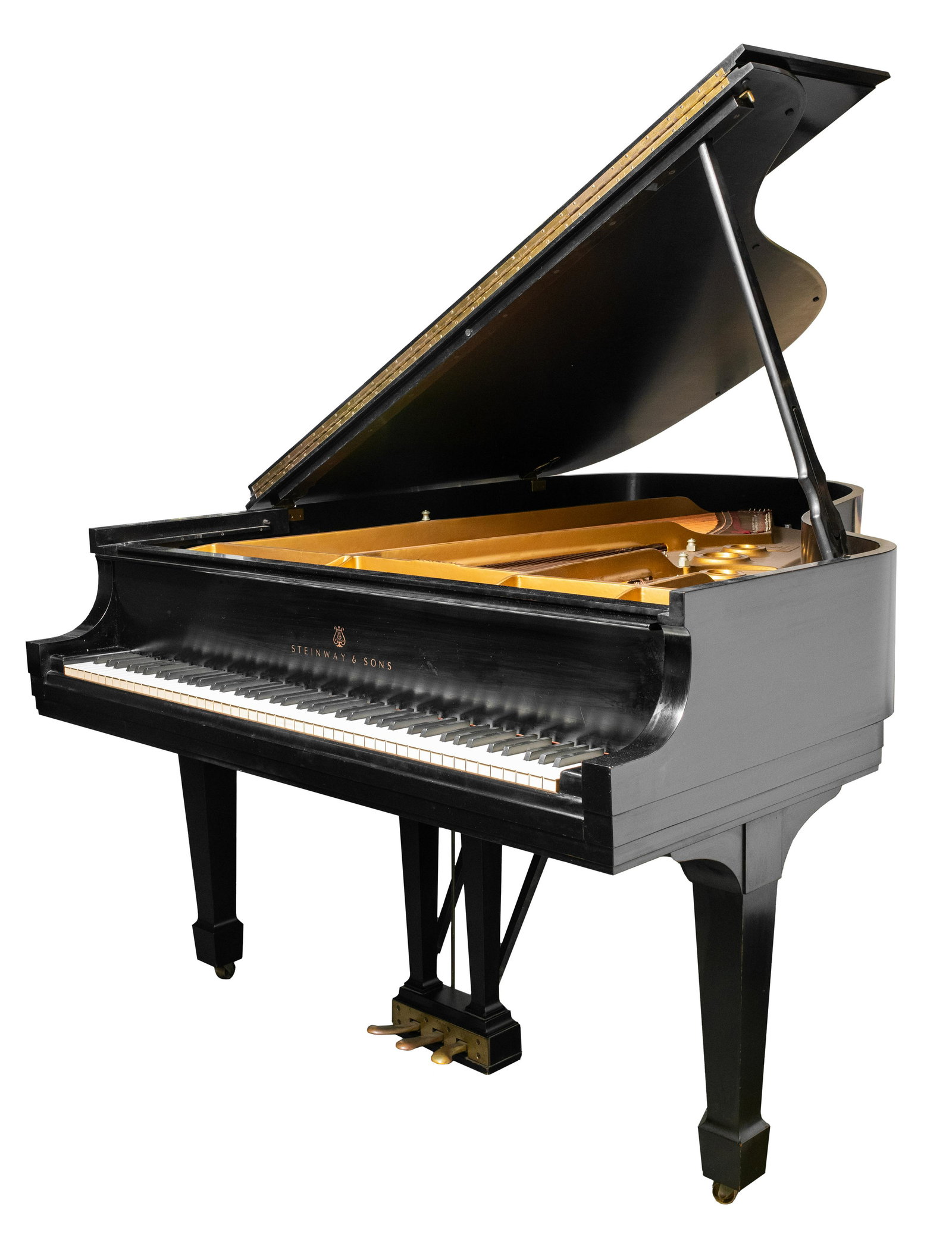 Steinway & Sons Ebony Grand Piano Model L (1 of 12)