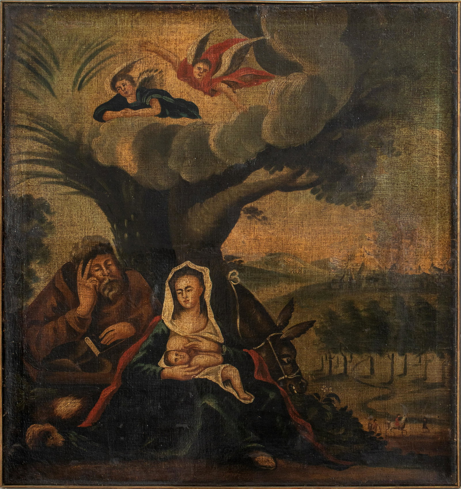 "The Flight to Egypt" Oil on Canvas (1 of 11)