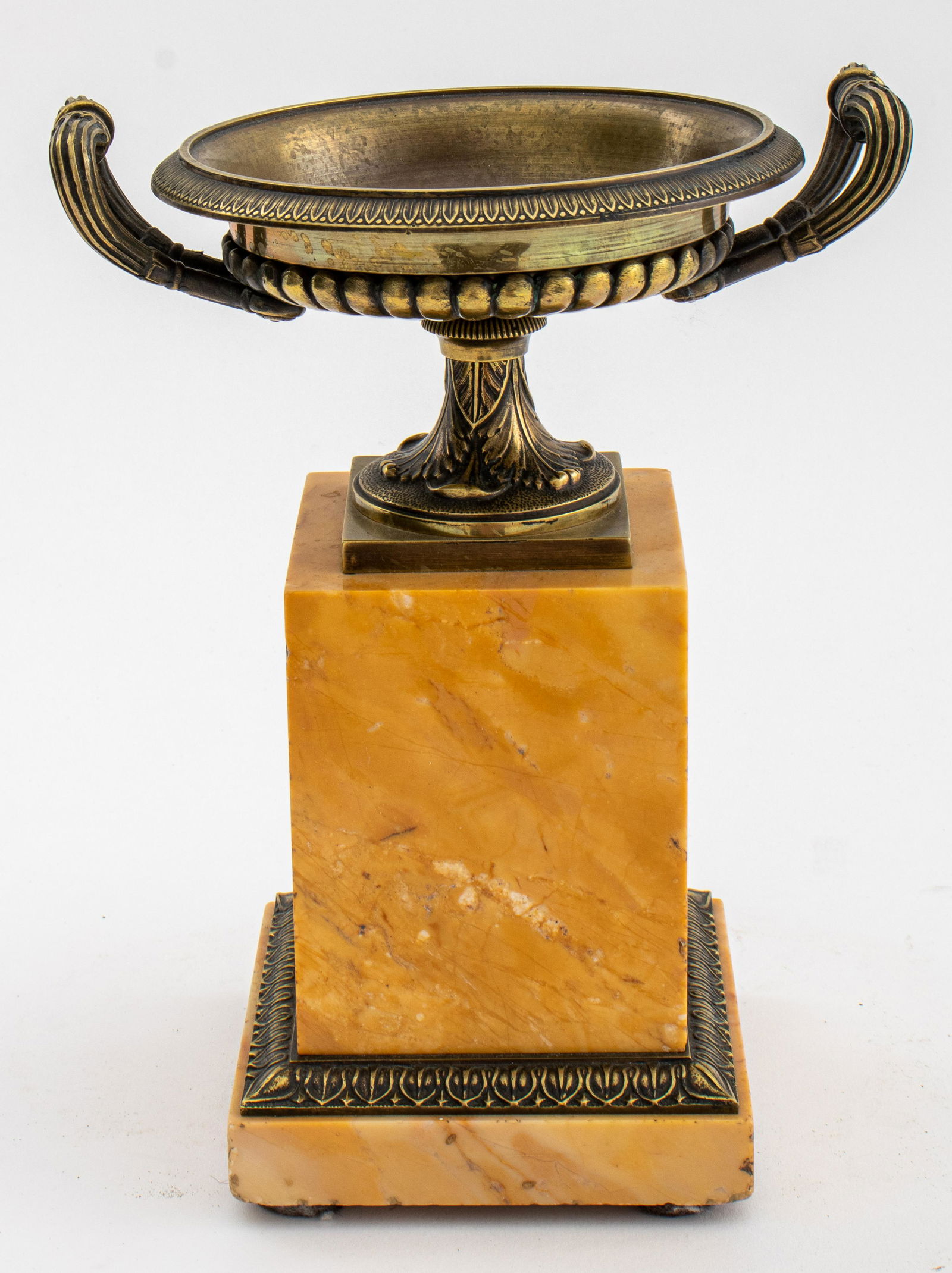 Empire Revival Giltmetal and Marble Tazza (1 of 11)