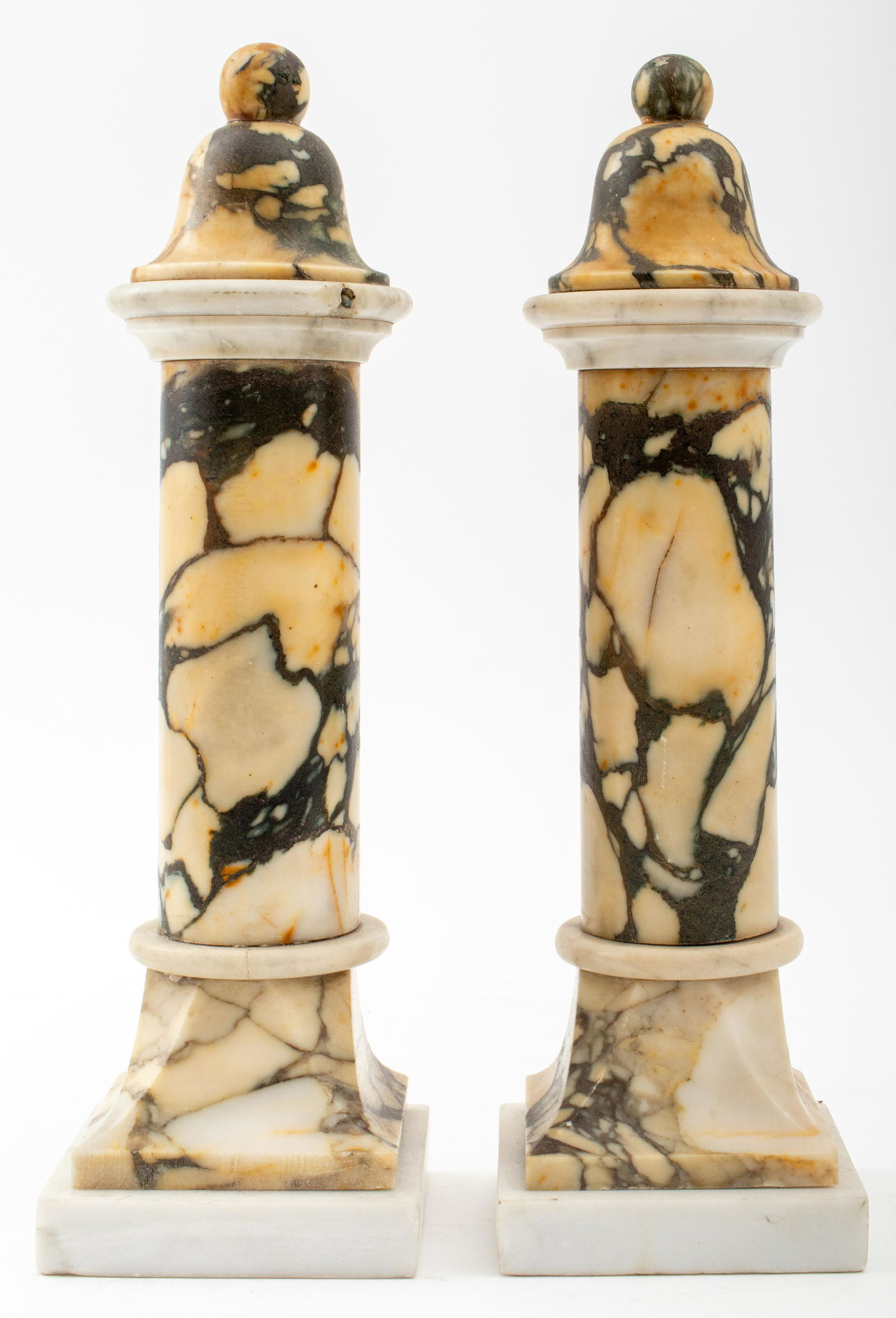 Grand Tour Manner Marble Columns, Pair (1 of 9)