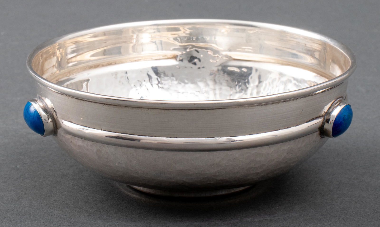 Lapis Lazuli Mounted Sterling Bowl (1 of 8)