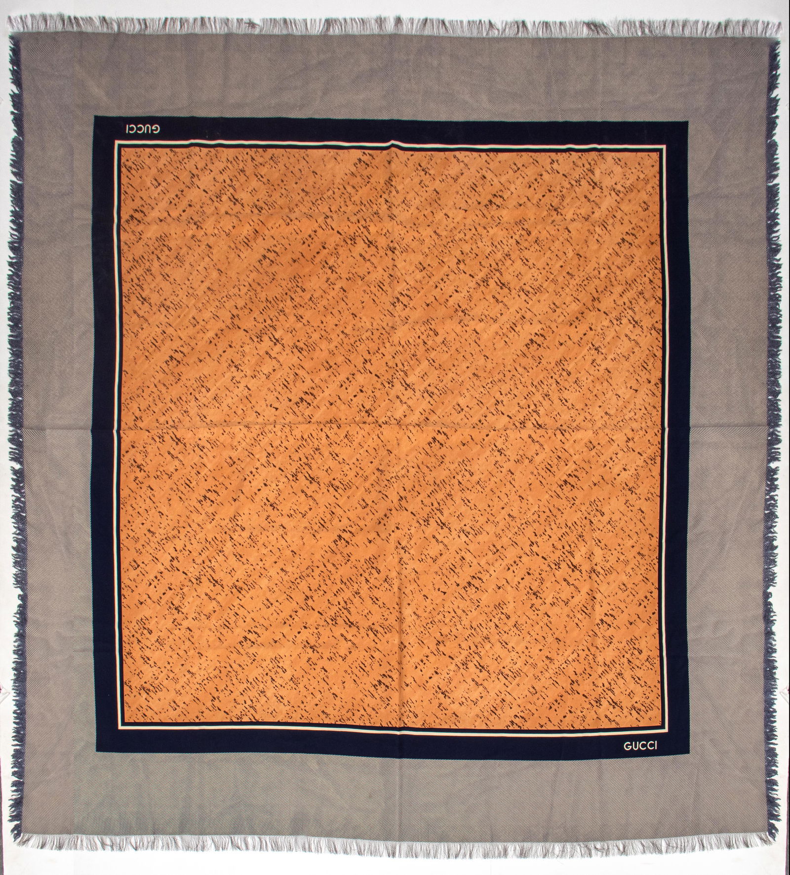 Gucci Silk Scarf w/ Cork Pattern (1 of 7)