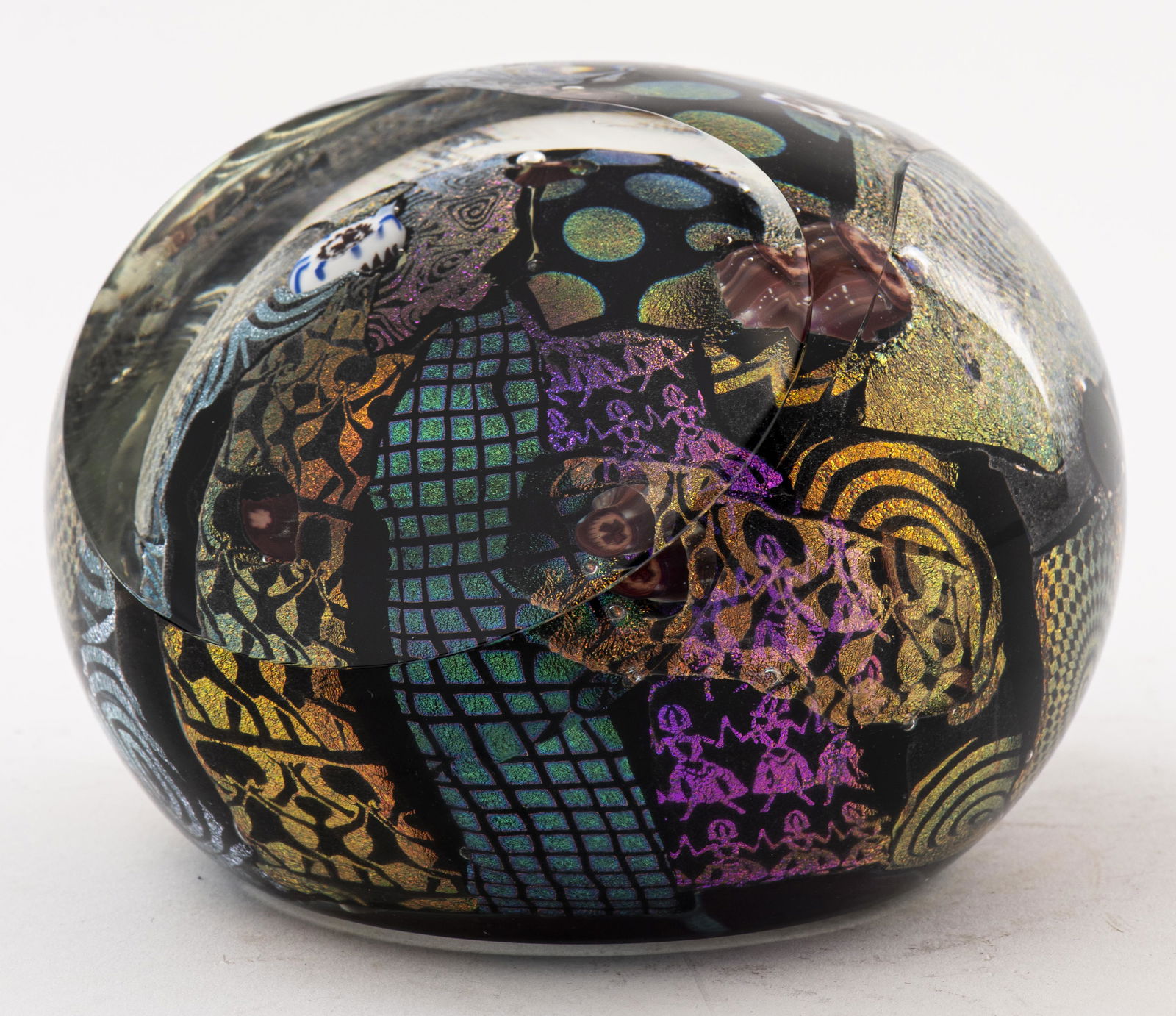 Vanderlaan Oversize Art Glass Paperweight (1 of 7)