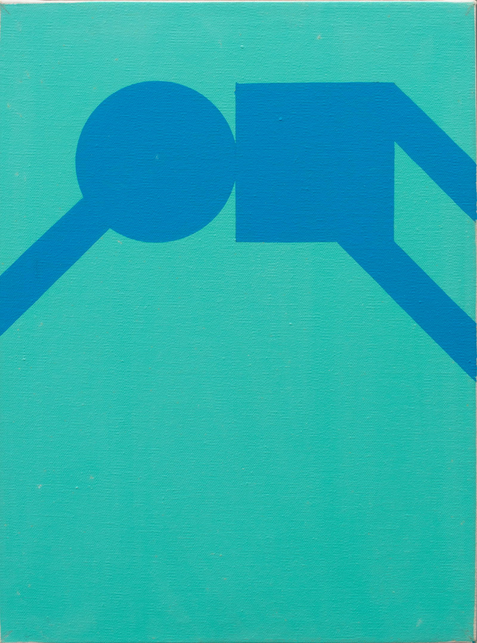 Kenneth Licht Geometric Painting Acrylic on Canvas (1 of 7)