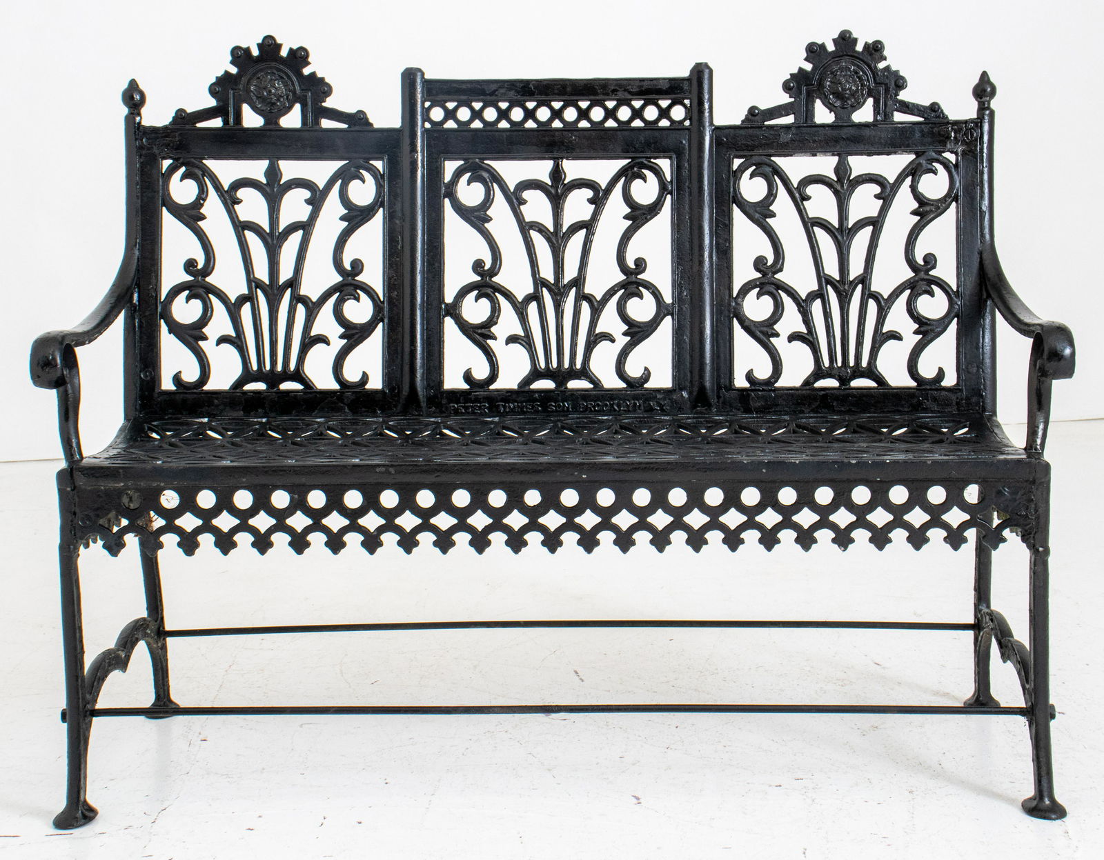 Peter Timmes & Sons Cast Iron Garden Bench (1 of 10)