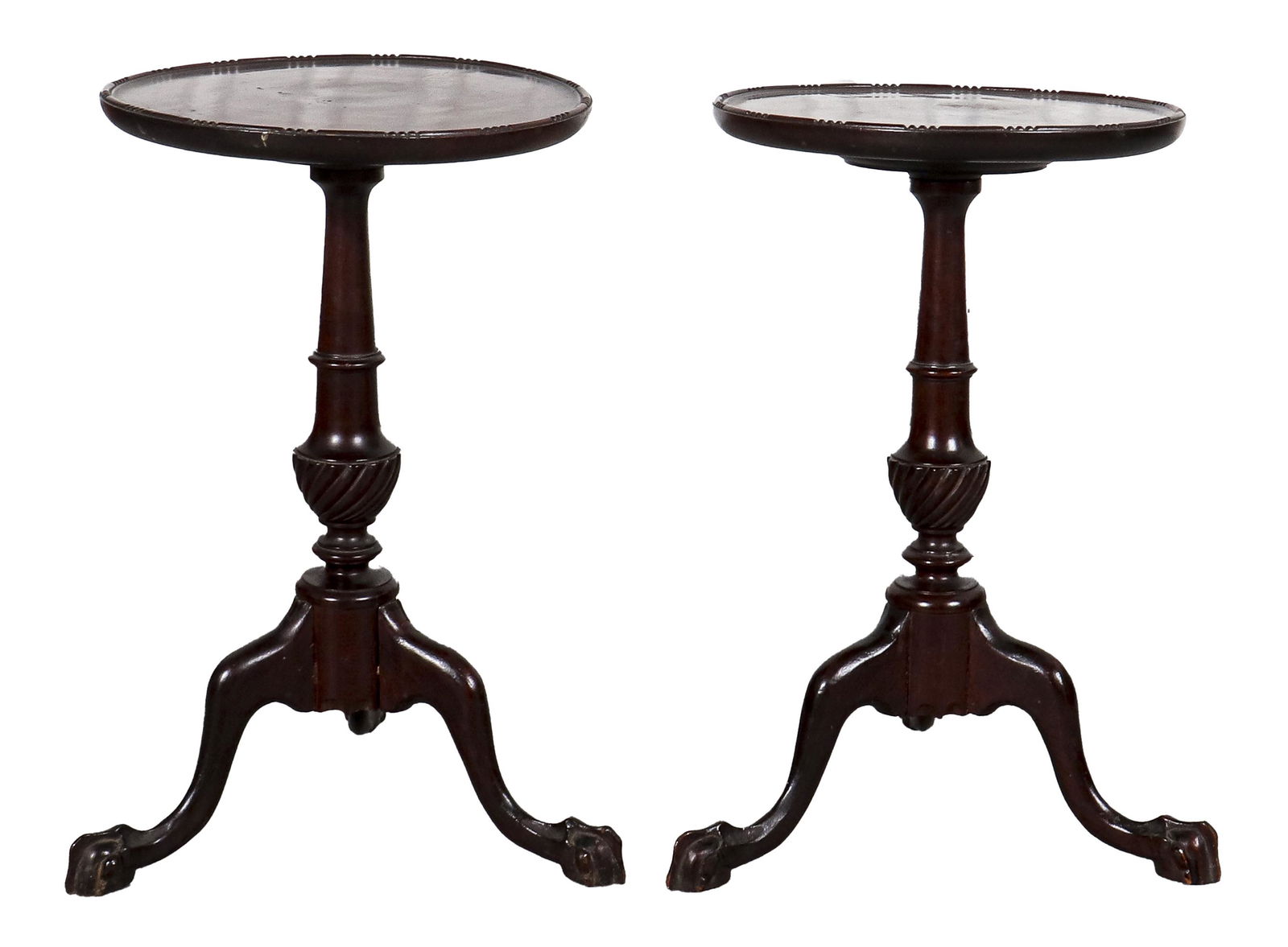 English Chippendale Manner Side Tables, Pr (1 of 7)