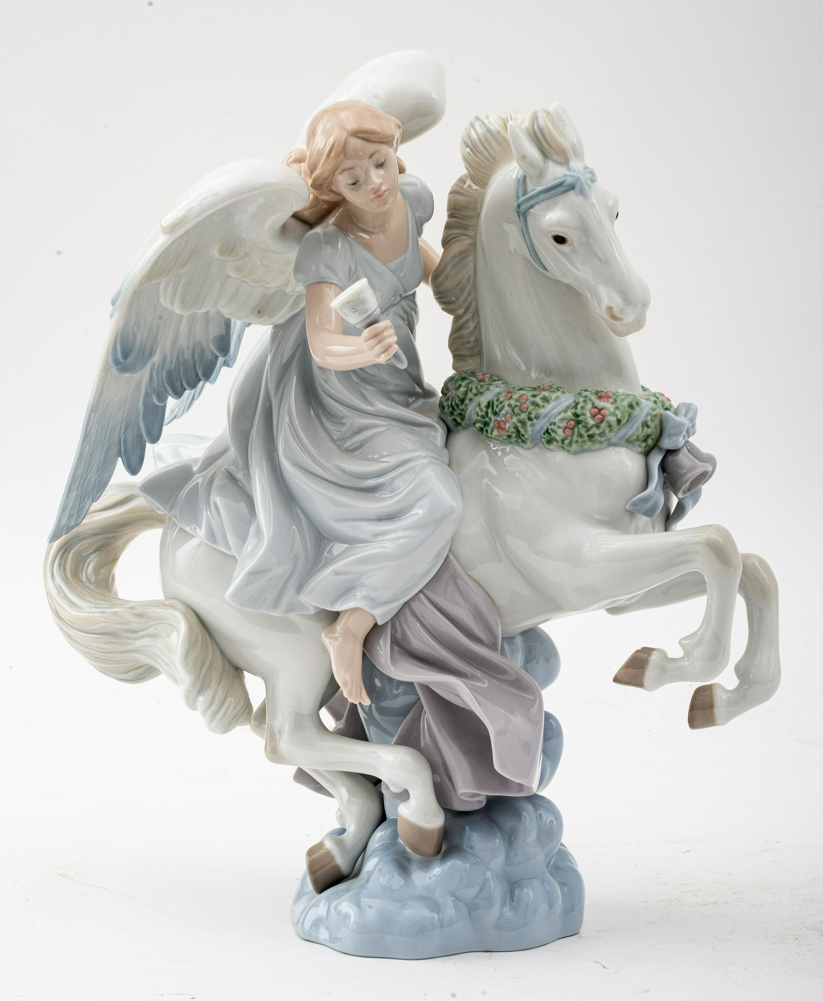 Lladro "A Message of Joy" Large Porcelain Figure (1 of 3)