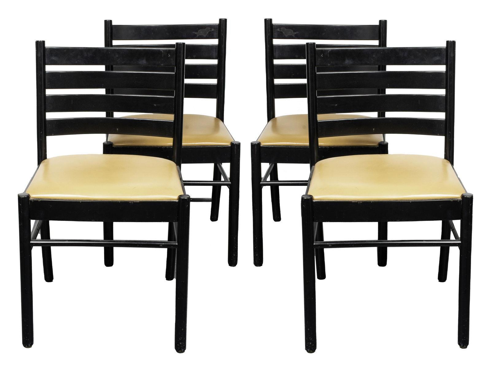 Modern Ladderback Side Chairs, Set of 4 (1 of 10)