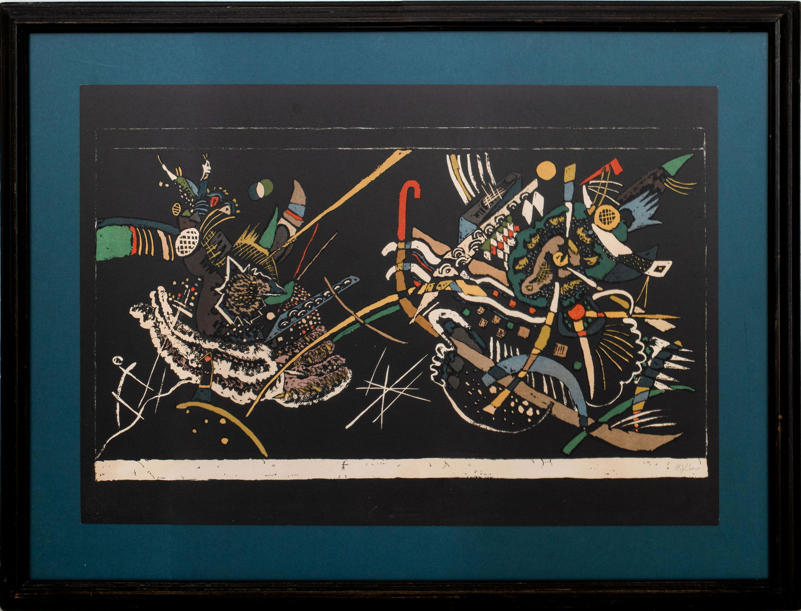Kandinsky "Draft for Mural" Lithograph (1 of 10)