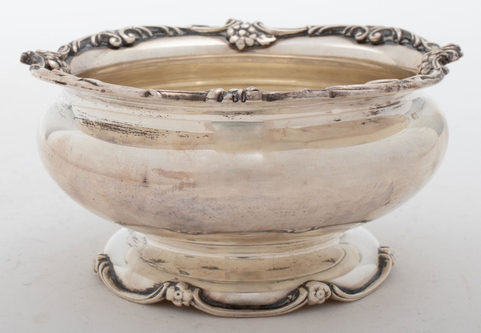 Gorham Sterling Small Bowl C-Scroll Edge and Foot (1 of 6)