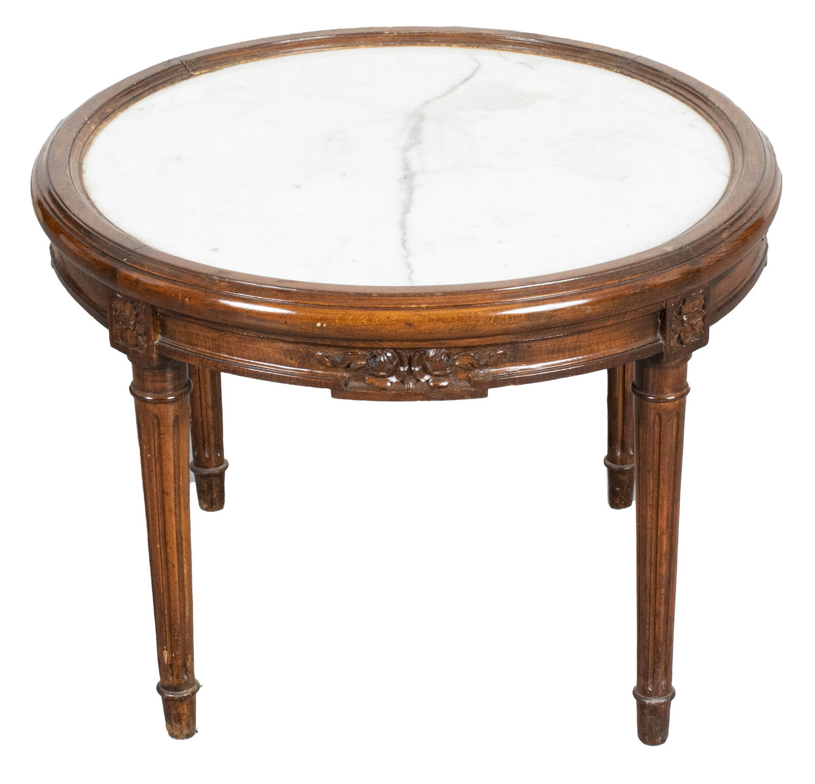 Louis XVI Style Carved Occasional Table (1 of 5)