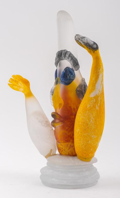 Jean-Claude Novaro Abstract Figure Art Glass (1 of 11)