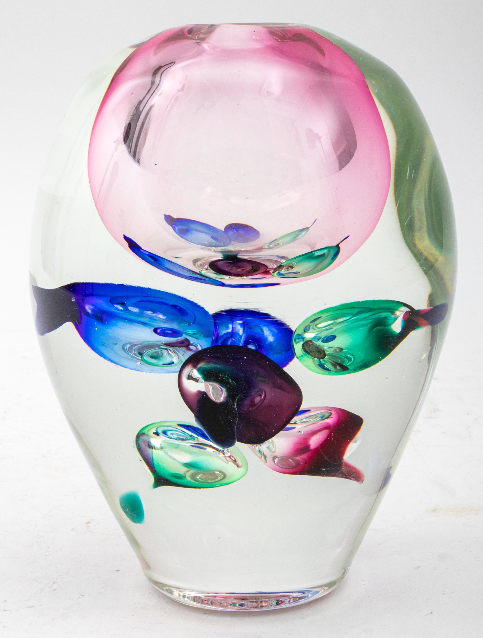 Jean Claude Novaro Art Glass Vase, 1994 (1 of 10)