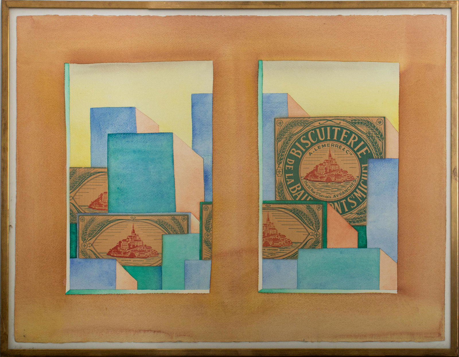 Jean-Michel Folon "Saint-Michel" Mixed Media (1 of 13)