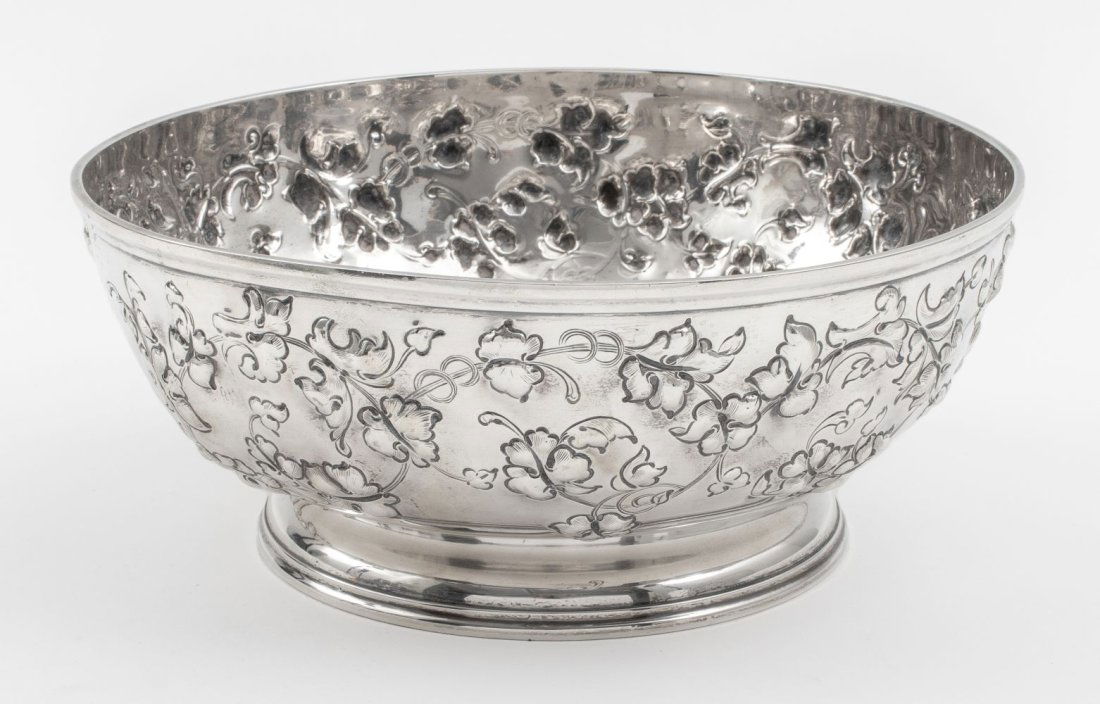 Sterling Silver Repousse Bowl (1 of 6)