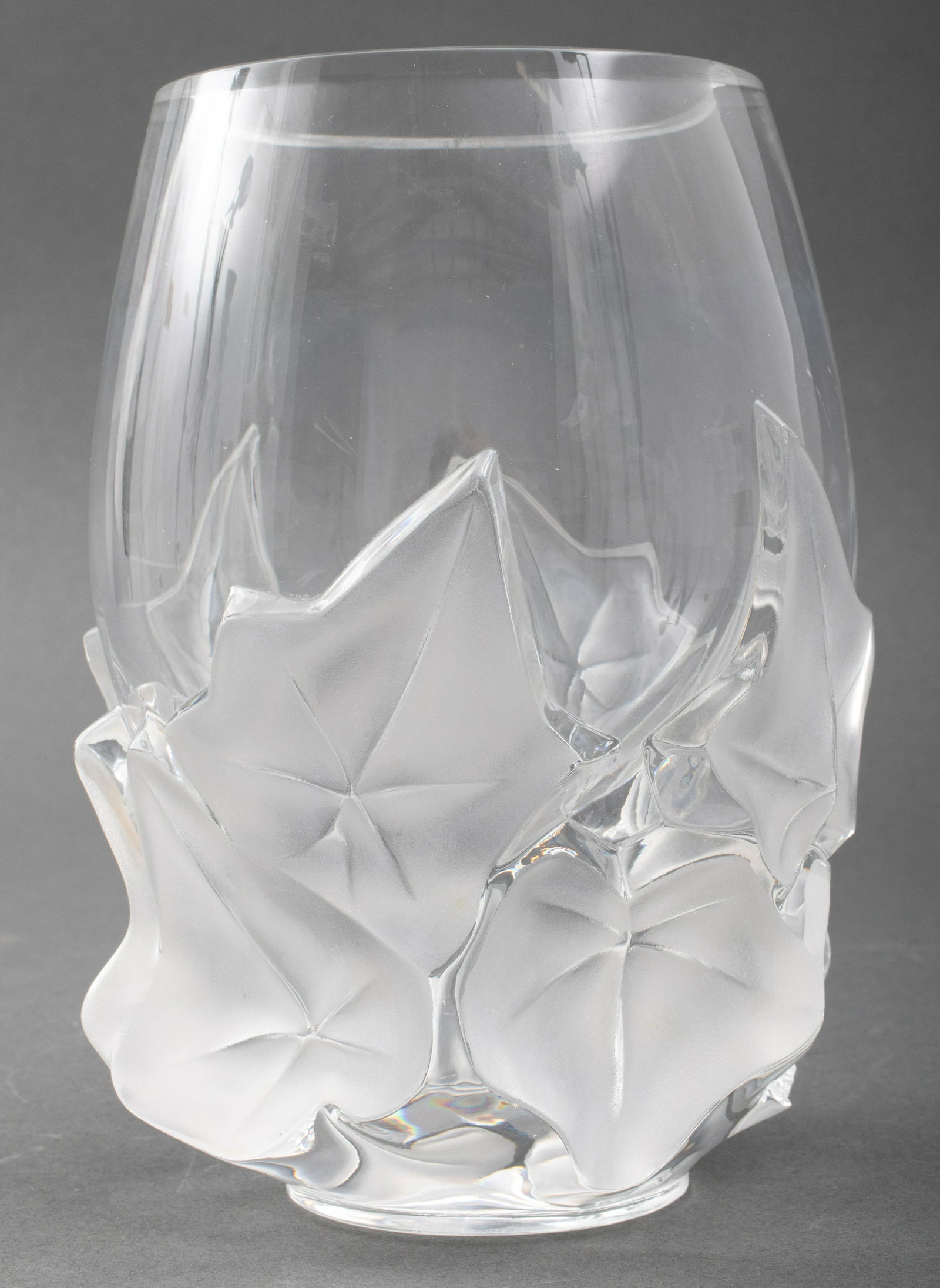Lalique "Hedera" Pattern Crystal Vase (1 of 6)